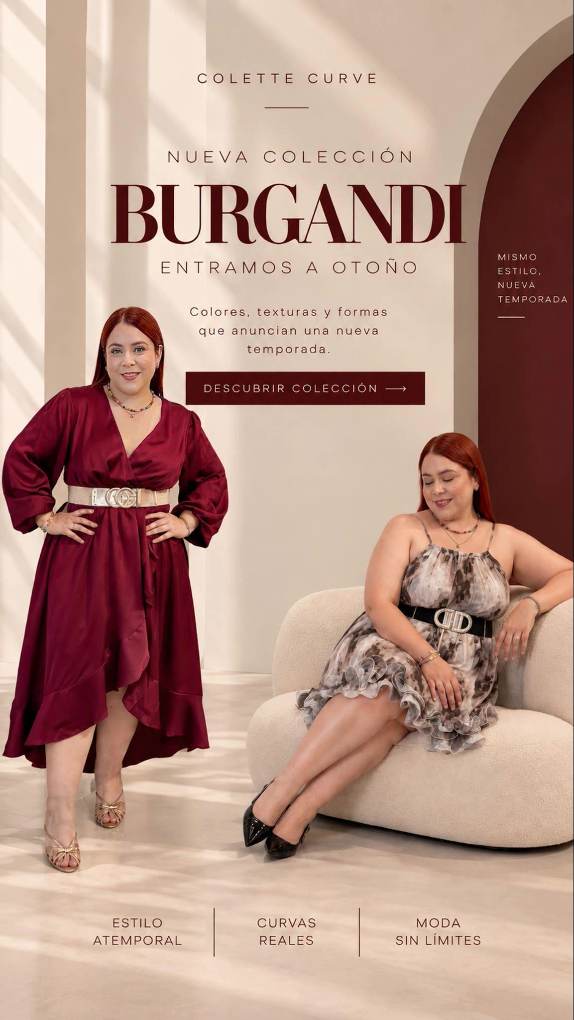 Burgandi, nueva colección de otoño de Colette Curve
