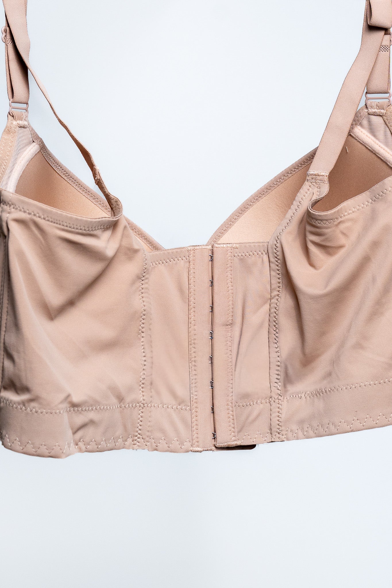 Bra Curvy Banda Ancha Nude Soporte Real Talla Extra Copa D-DD