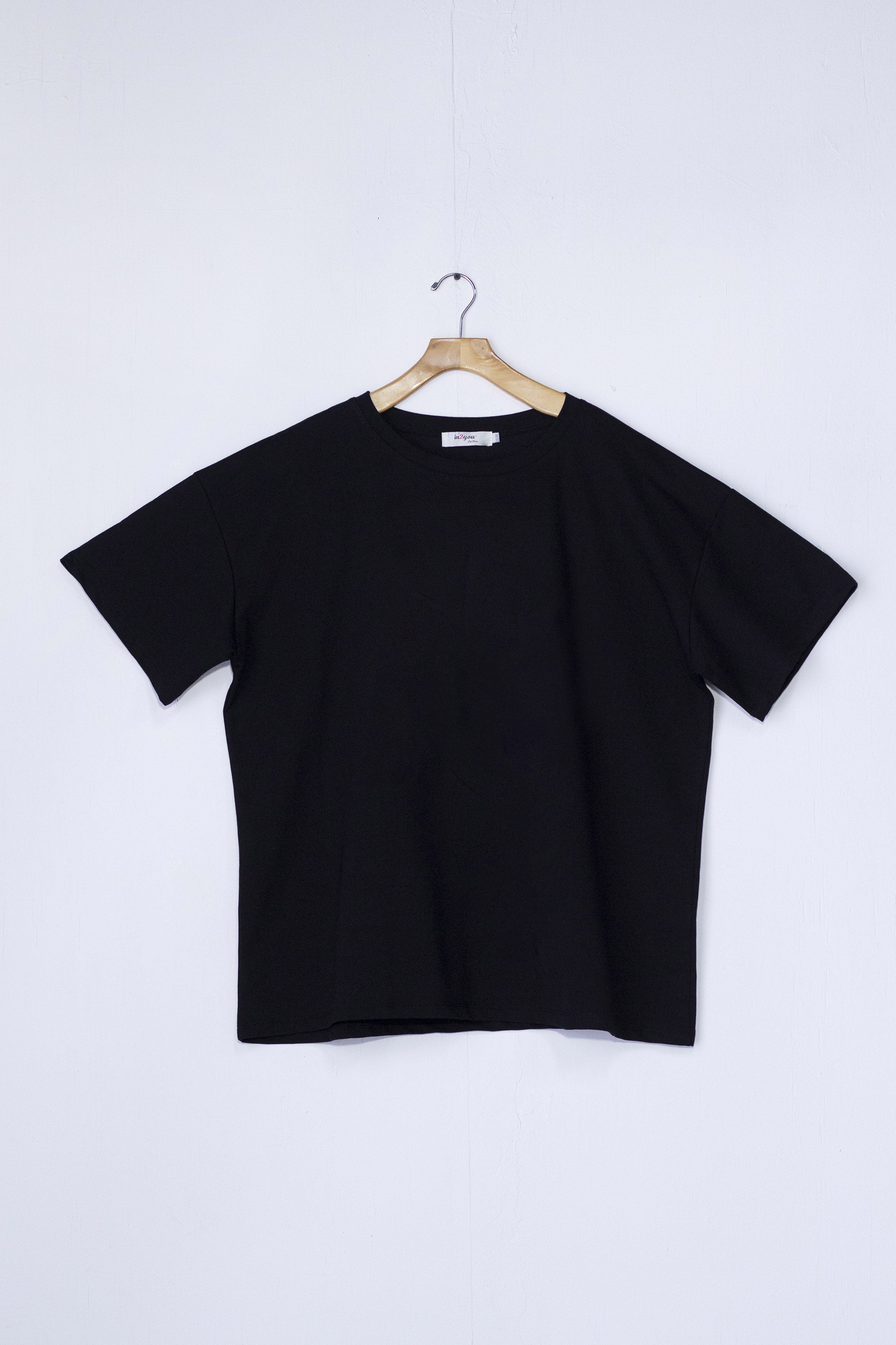 Playera Curvy Oversize Algodón Stretch Comodidad Urbana