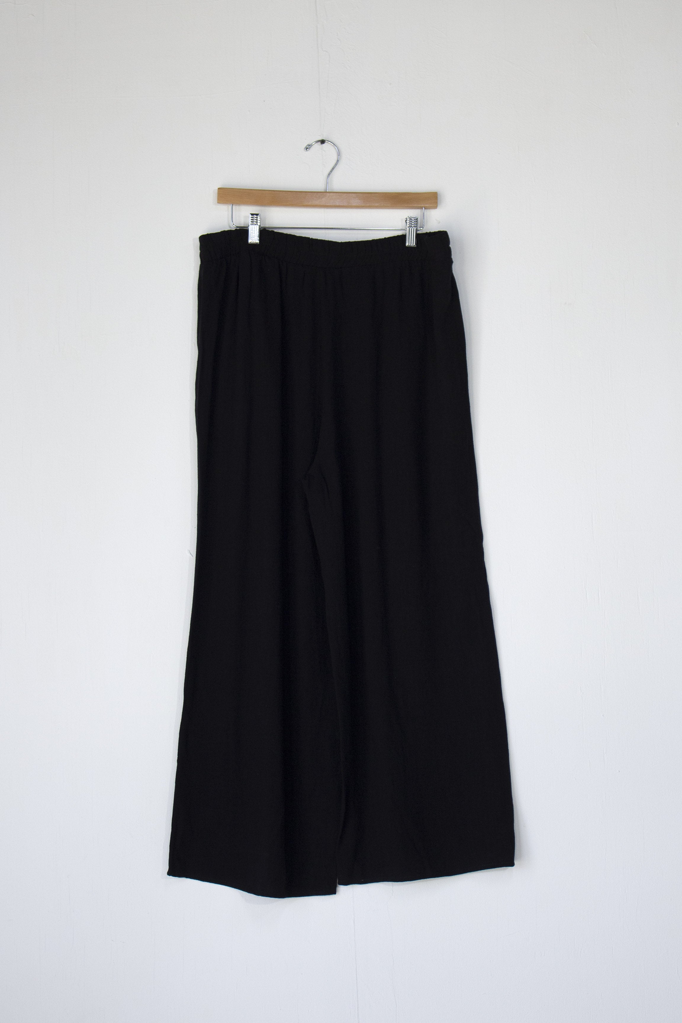 Pantalon Lino Liso Negro
