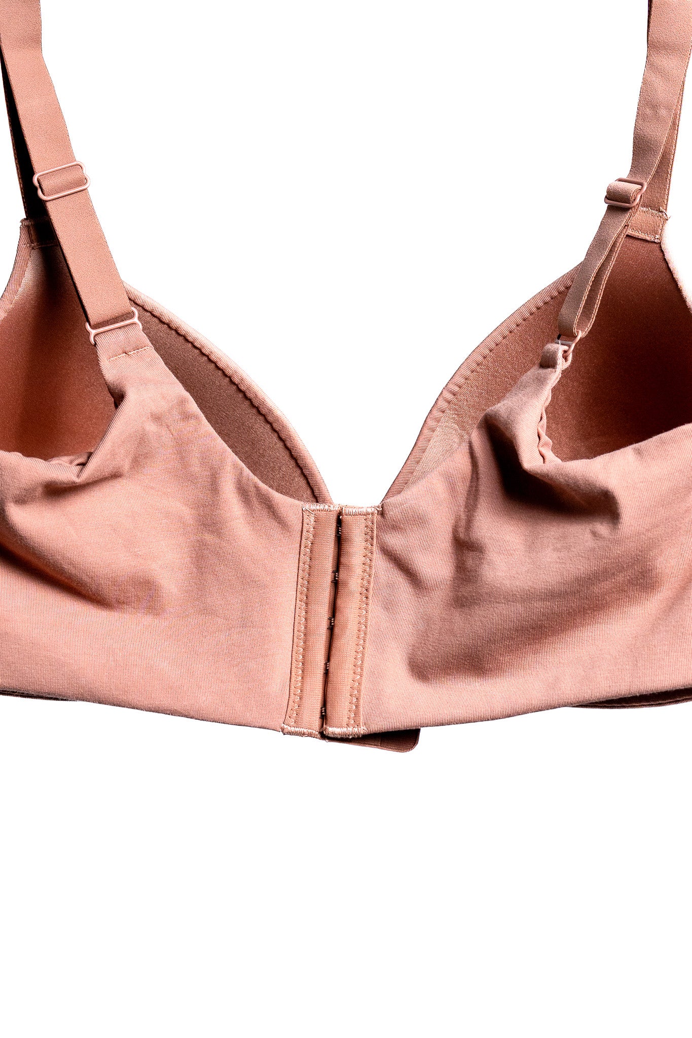Bra Curvy Sin Costura Liso Copa D Talla 40 Invisible Realce