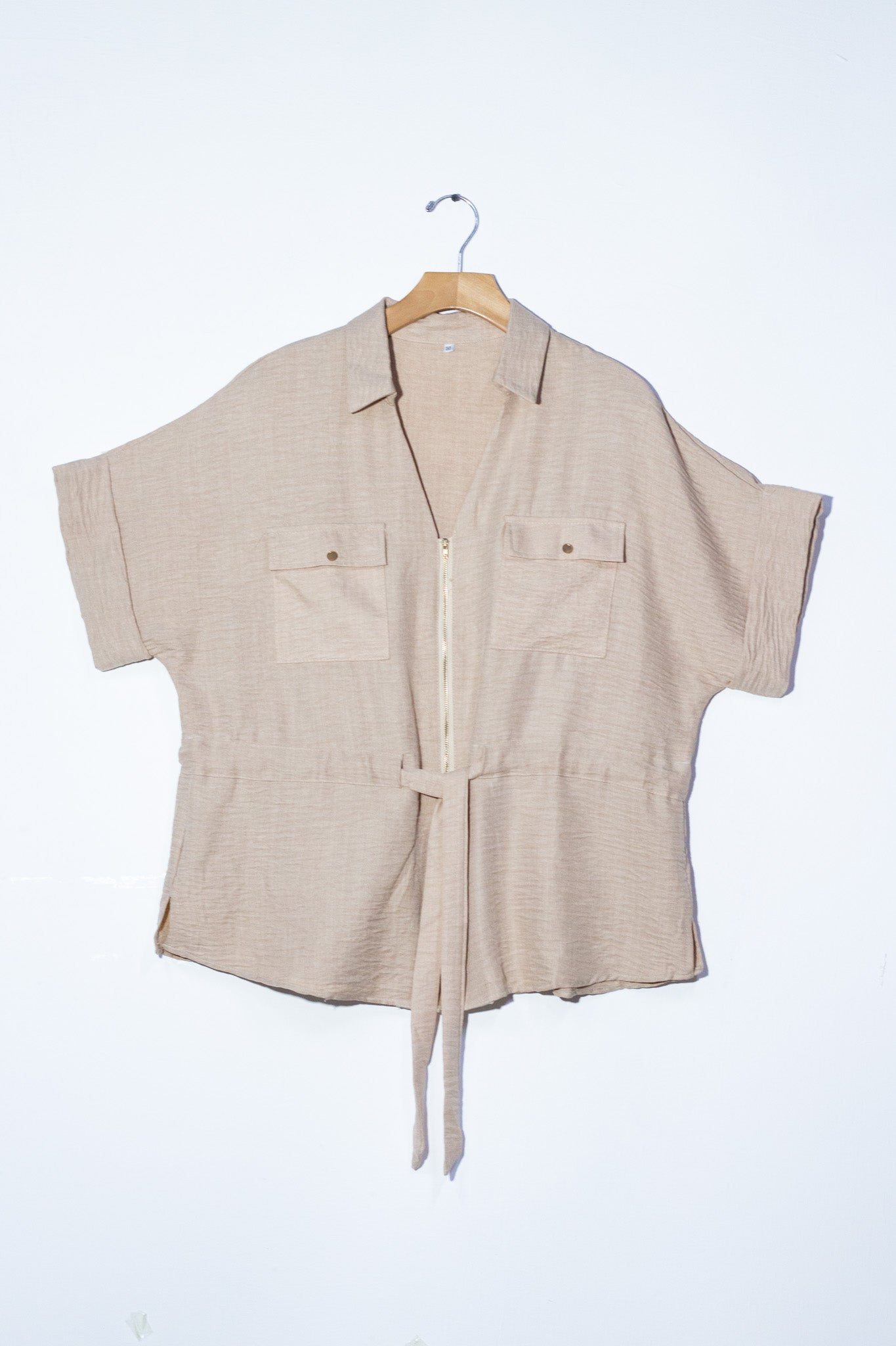 Set pantalon zafari c/lazo beige