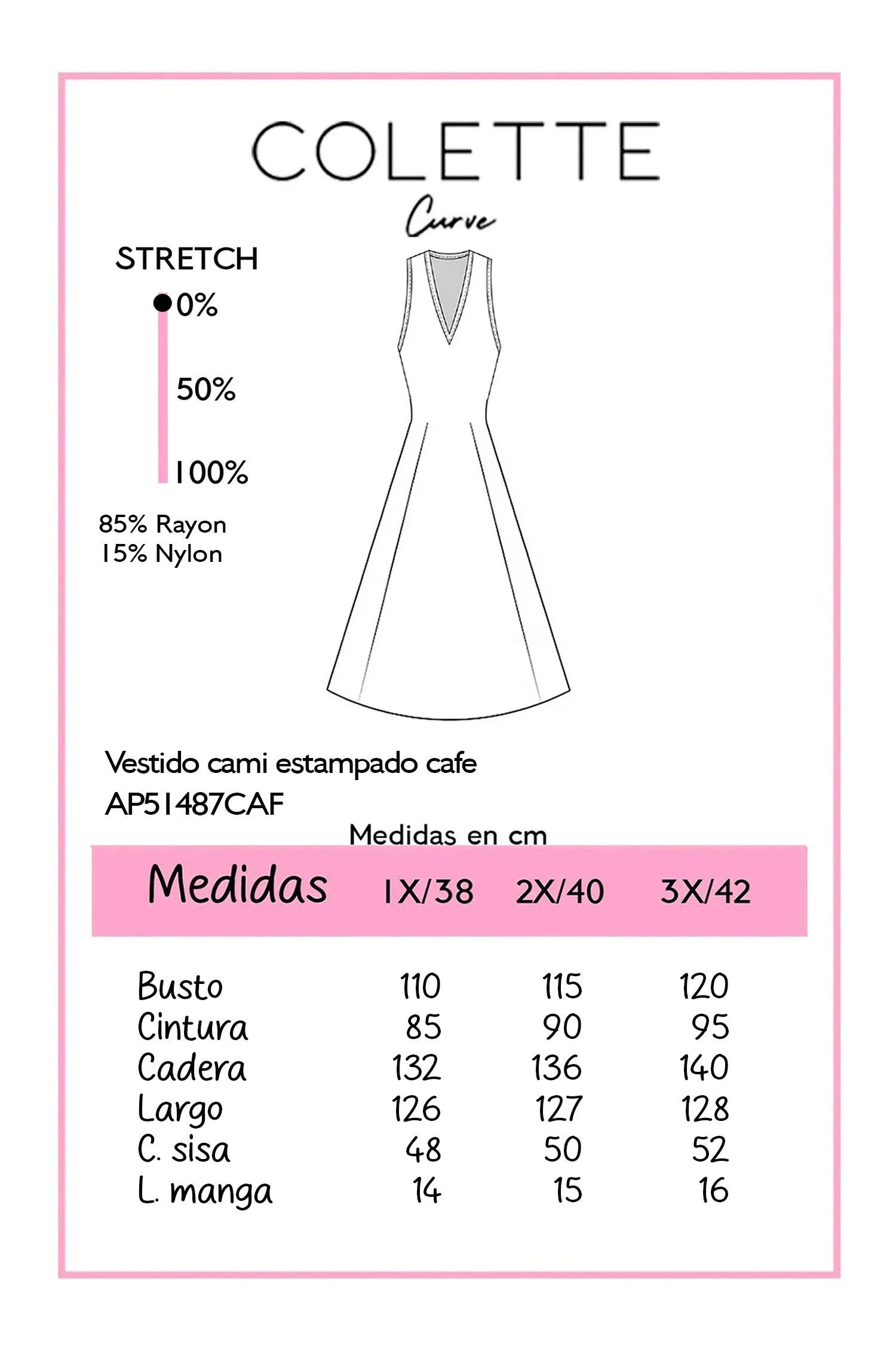 Chart medidas AP51487CAF