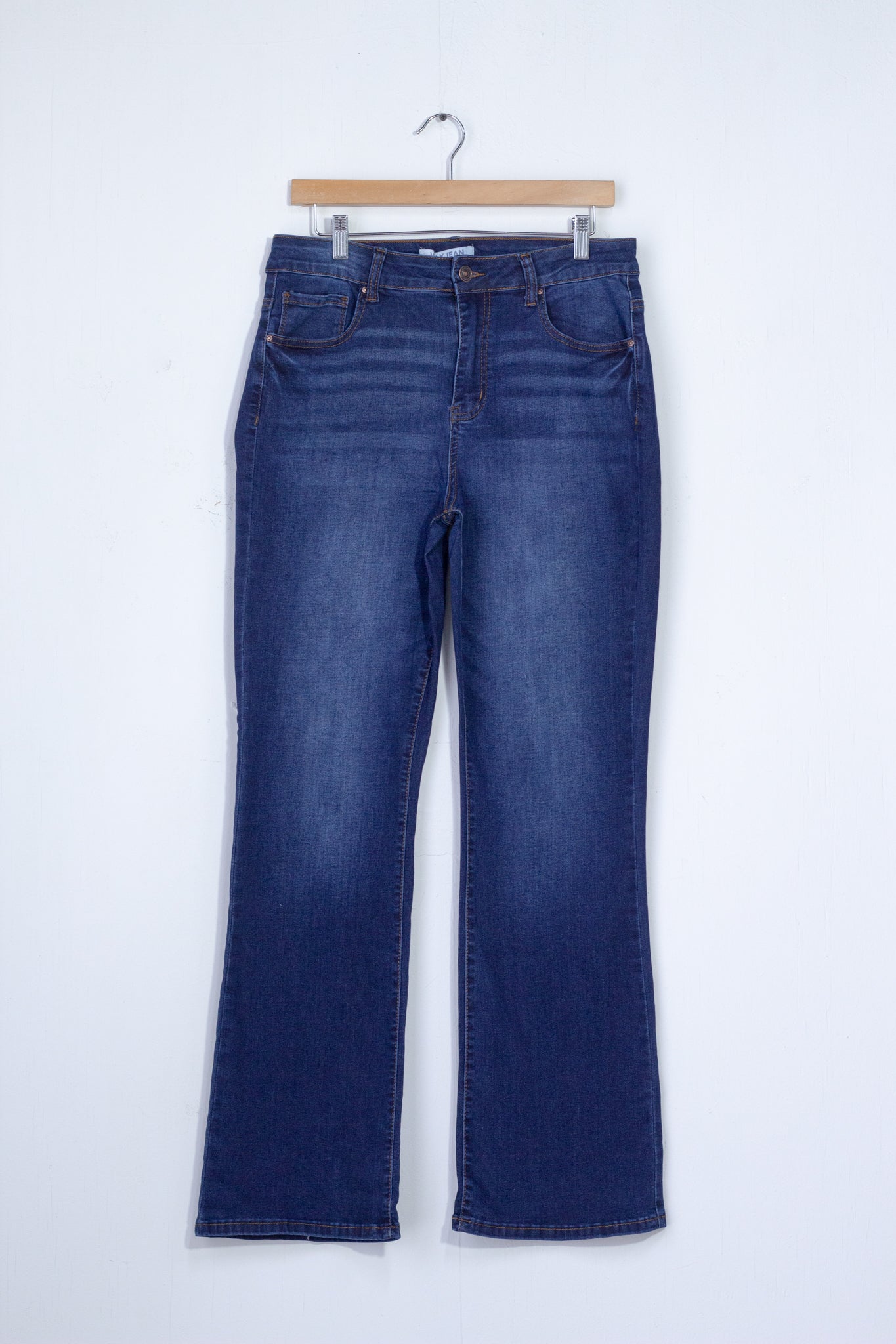 Jeans campana liso