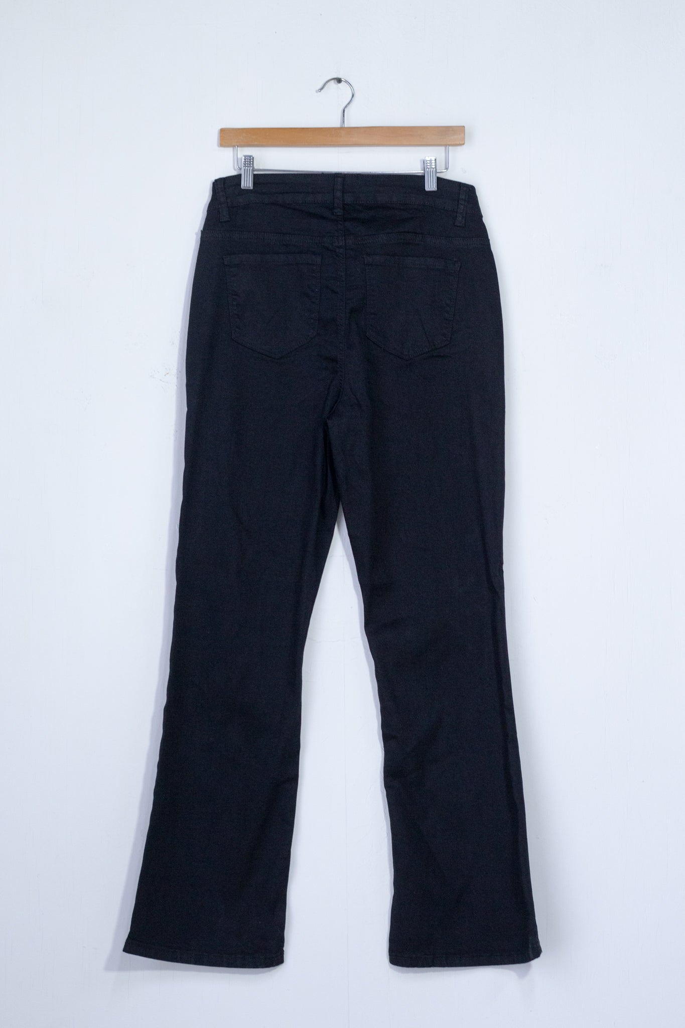 Jeans campana liso negro