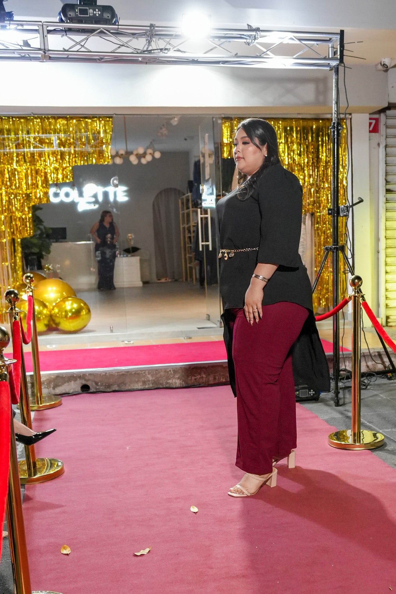 Blusa asimetrica lisa