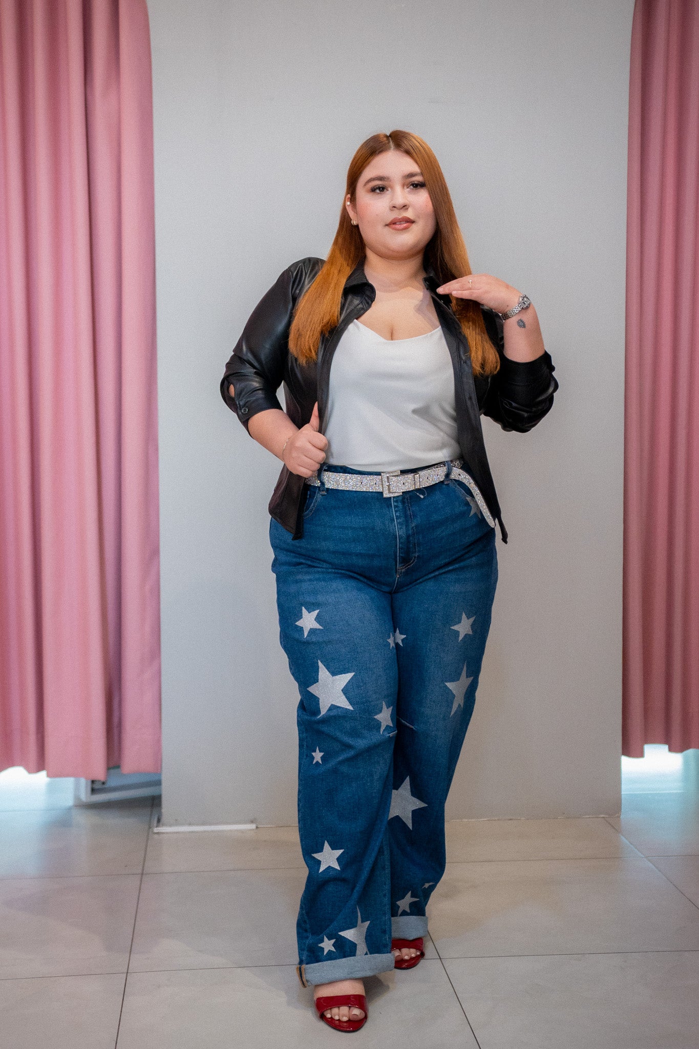 Blusa tirantes satin