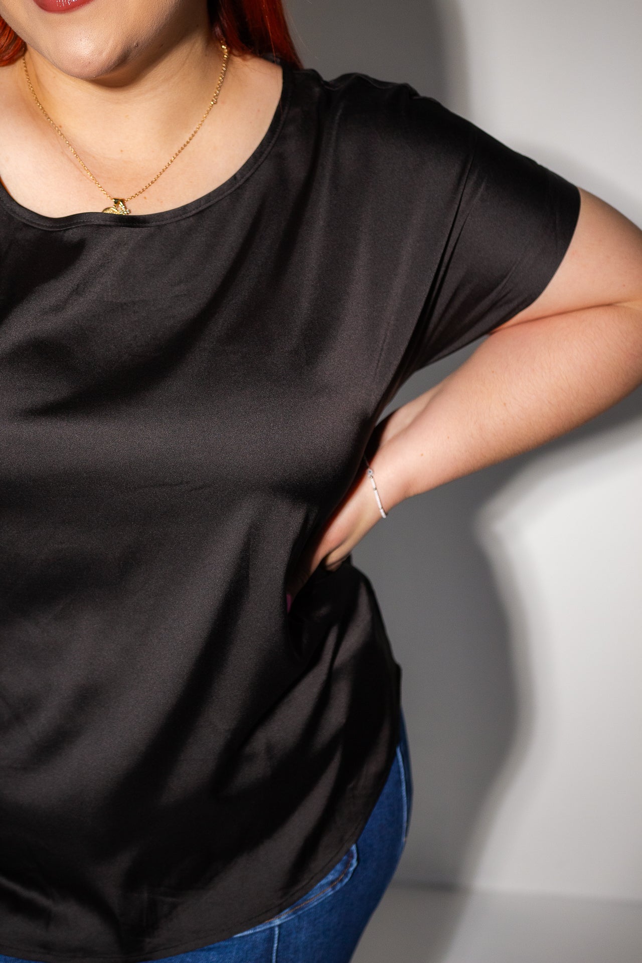 Blusa Satinada Curvy