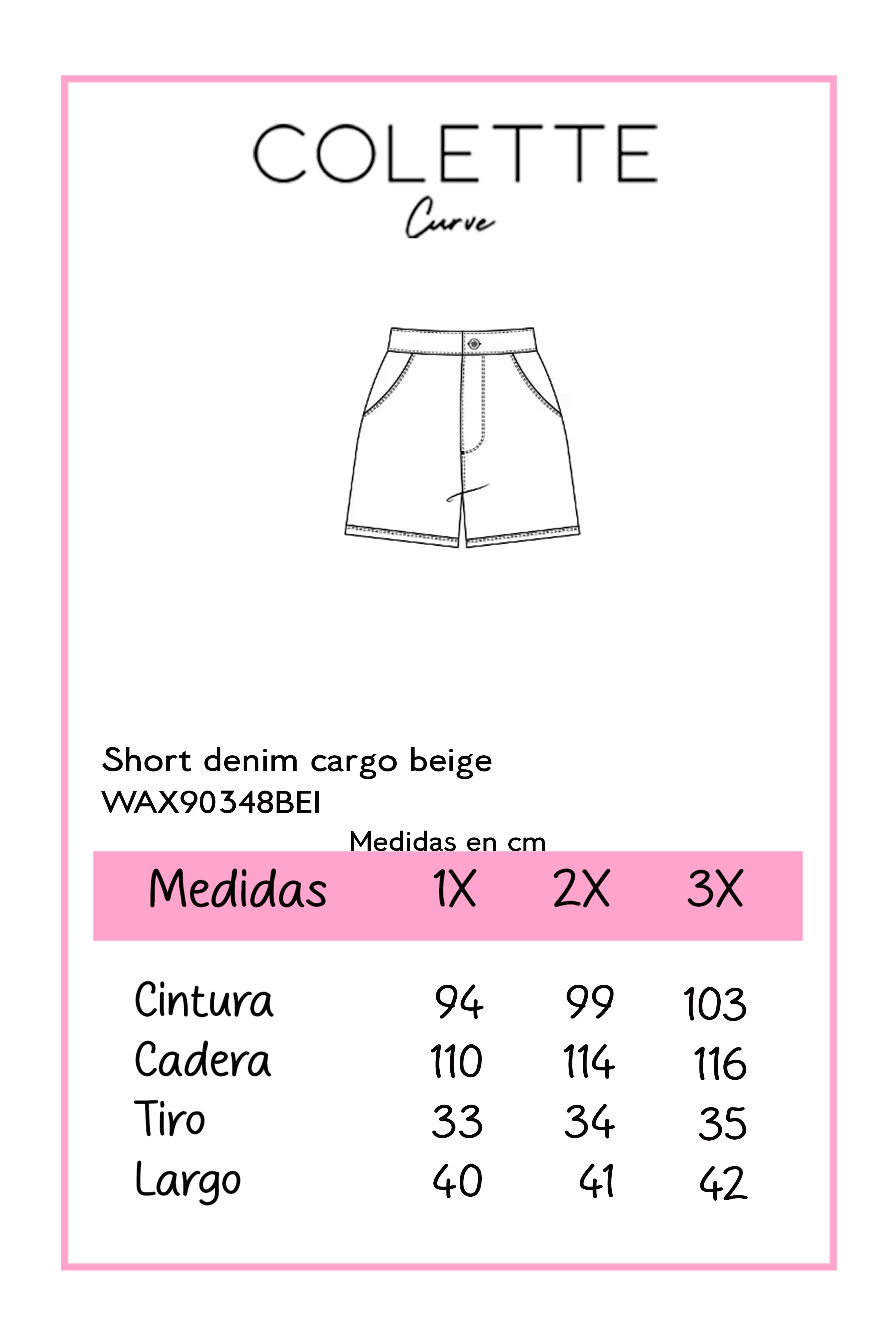 Short cargo beige