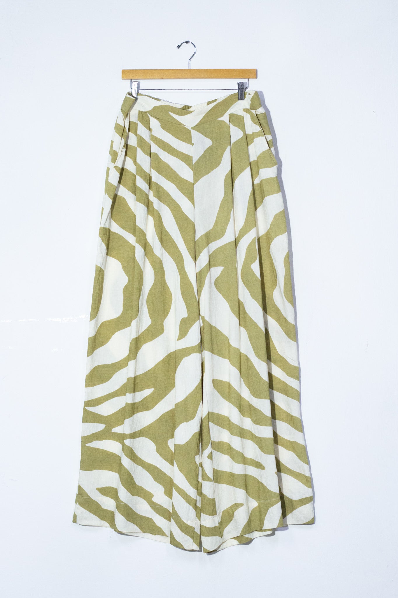 Set pantalon top halter estampado