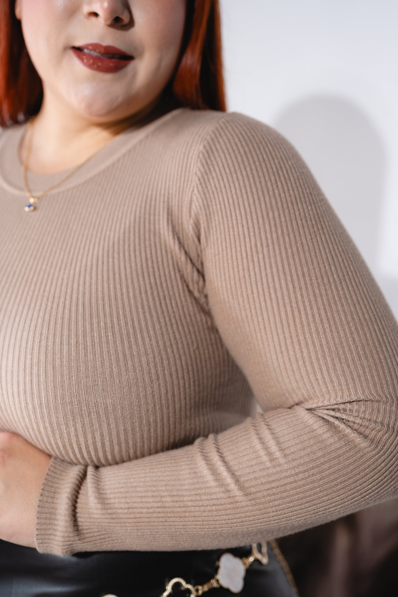 Blusa basica acanalada