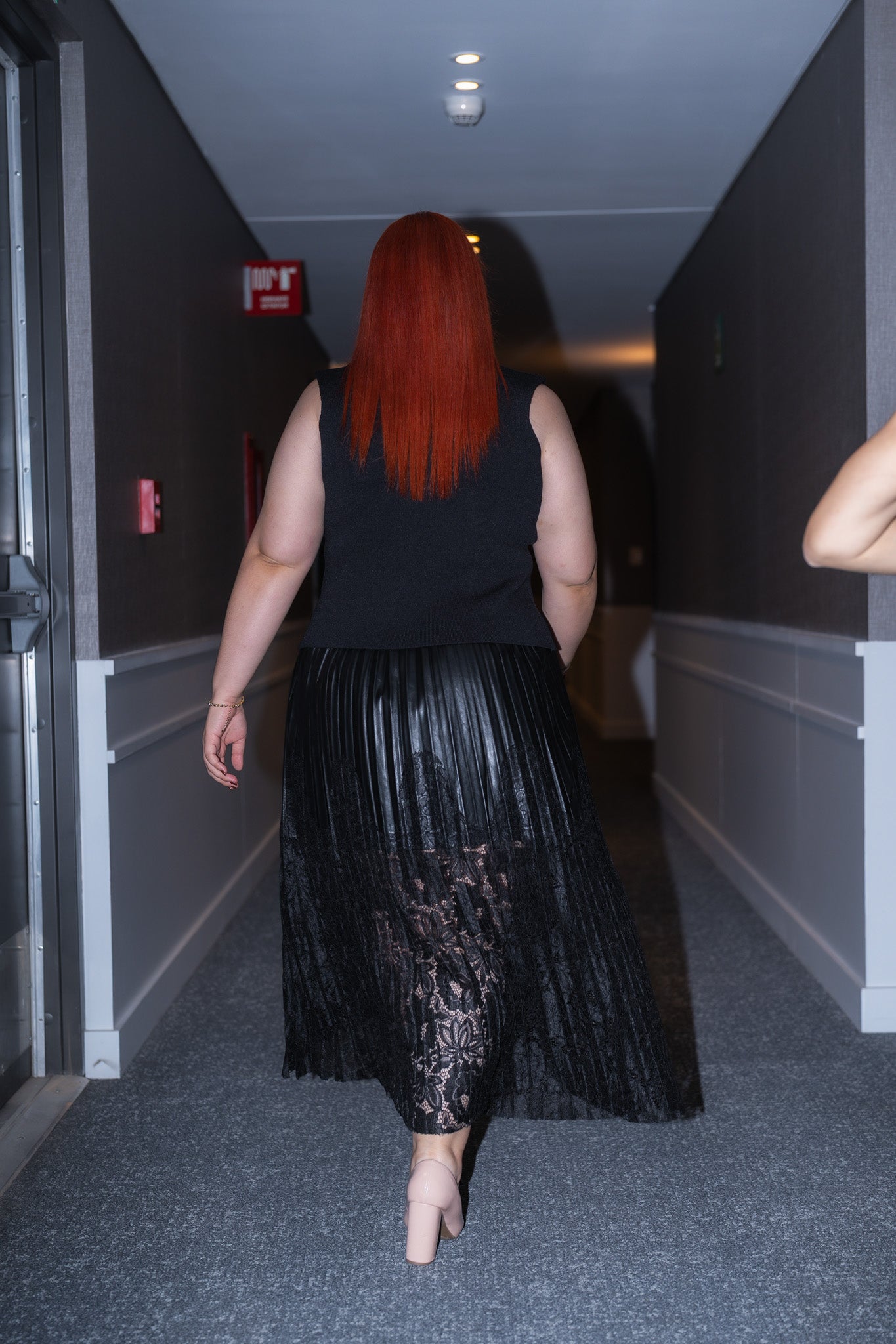 Chaleco de punto neg