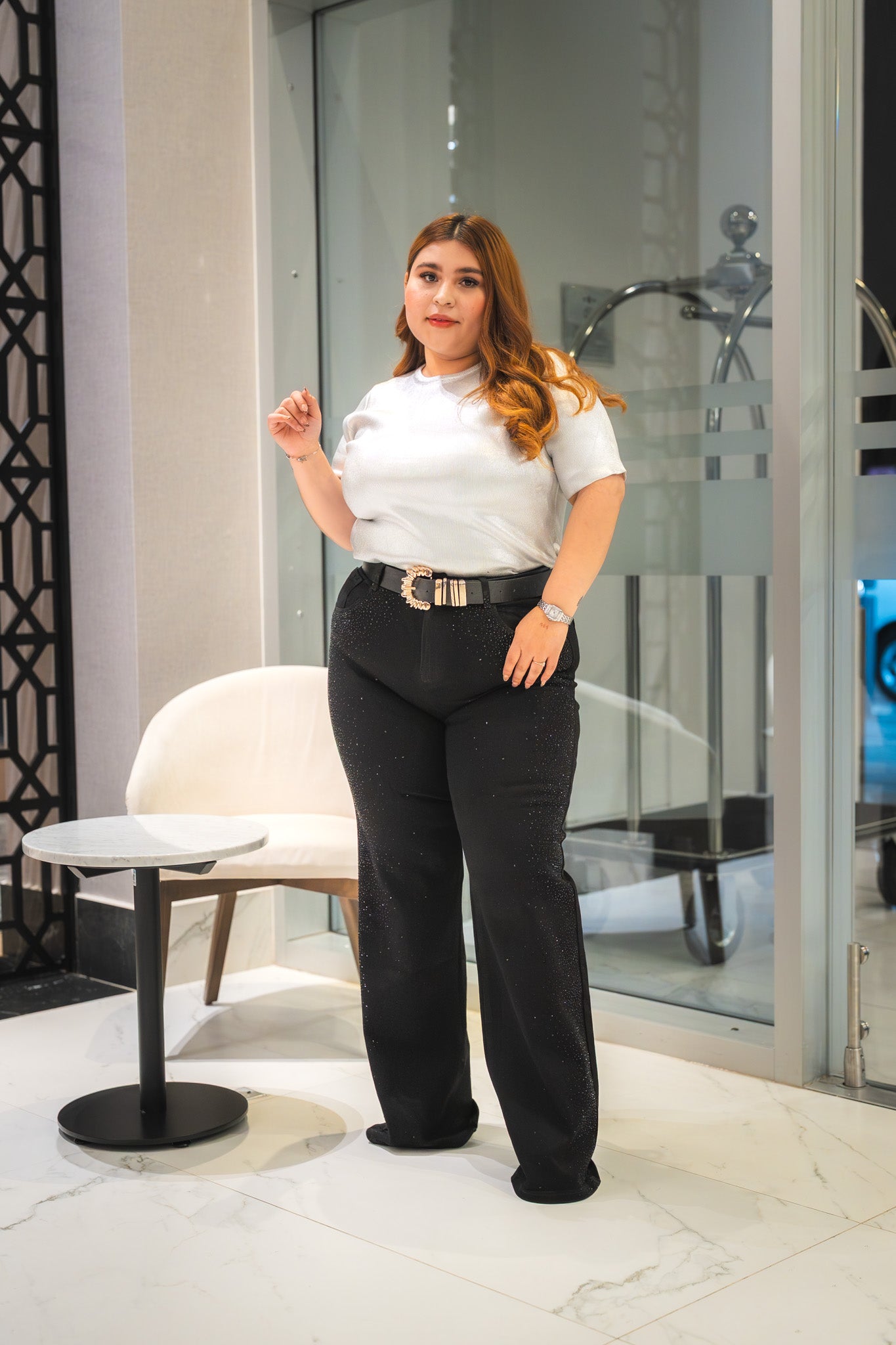 Blusa canalasa metalica plata