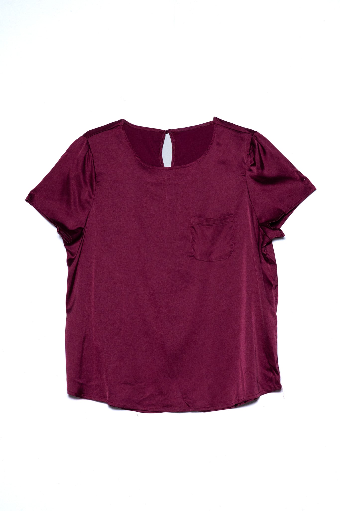 Blusa satin morada