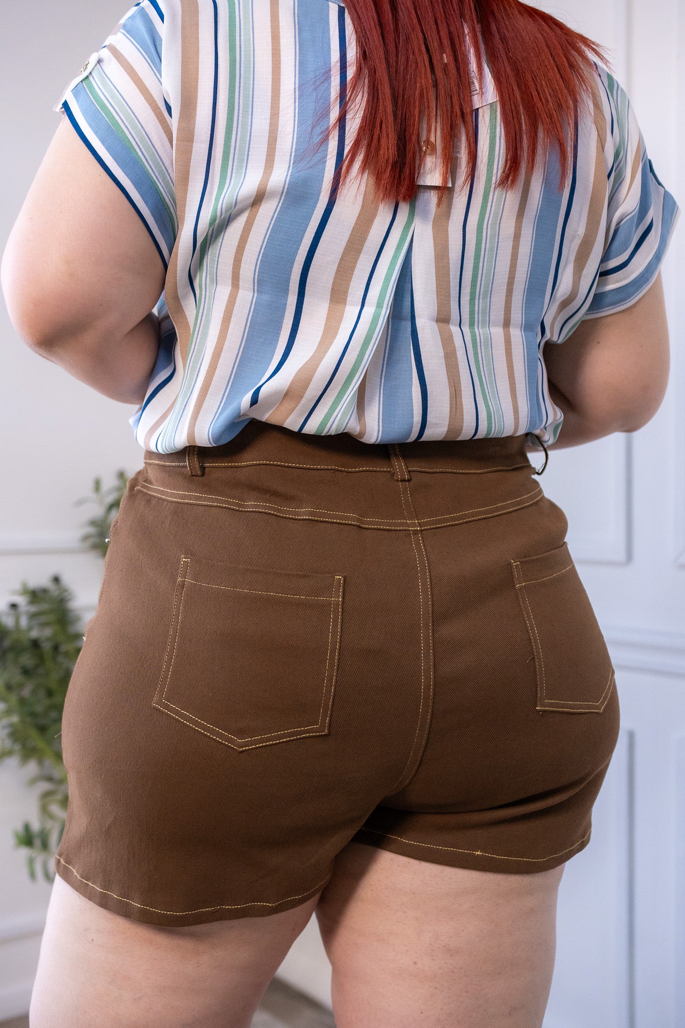 Short falda denim cafe