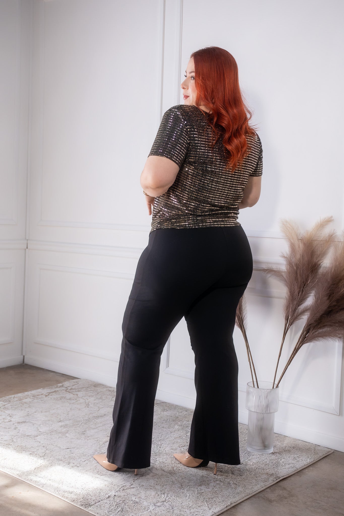 leggin campana liso neg