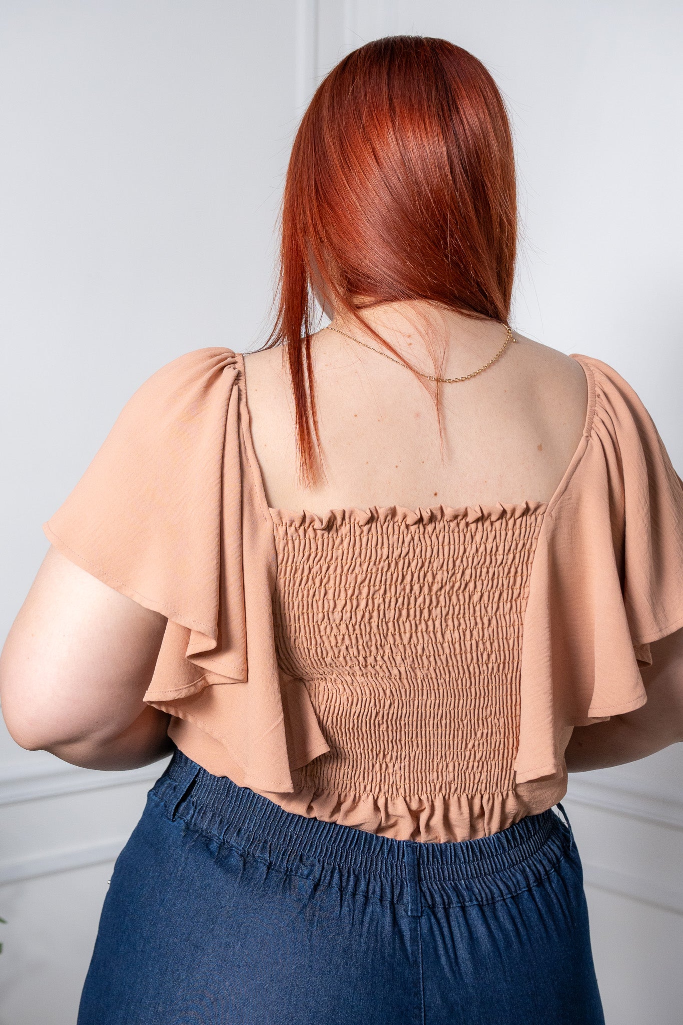 Blusa manga olanes ros