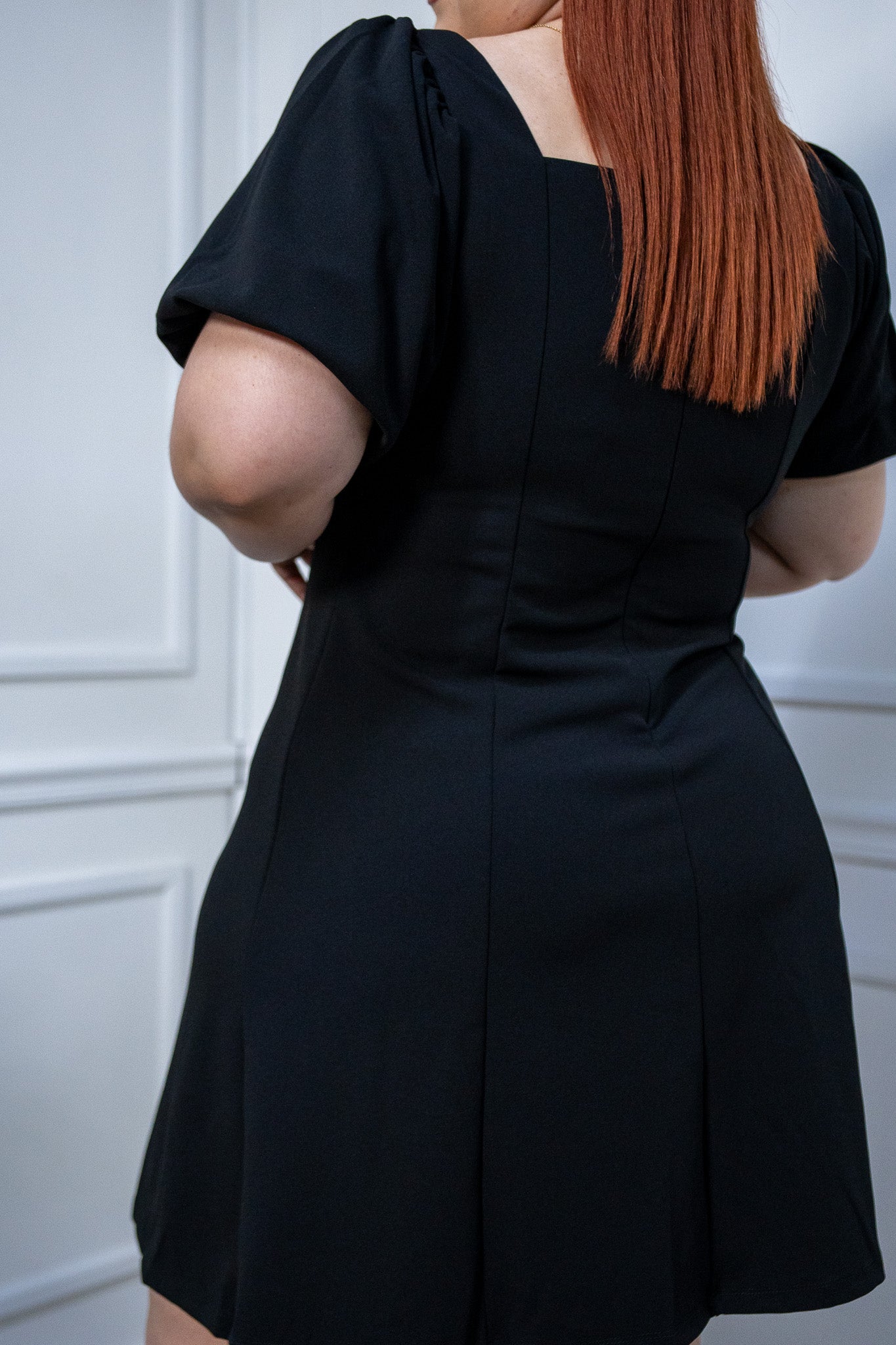 Vestido liso linea A NEG