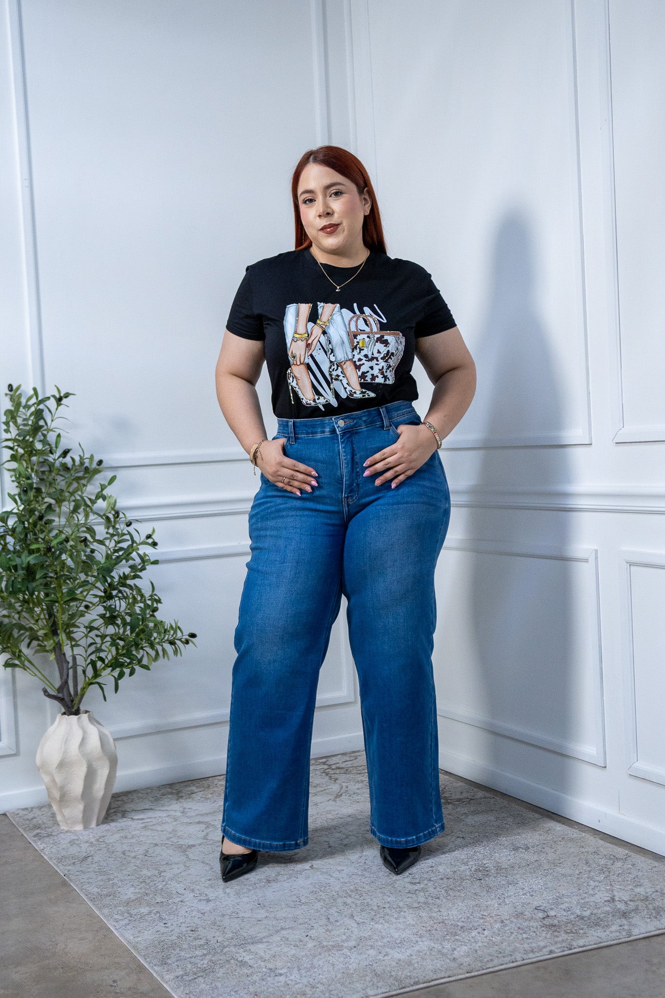 Playera accesorios print neg