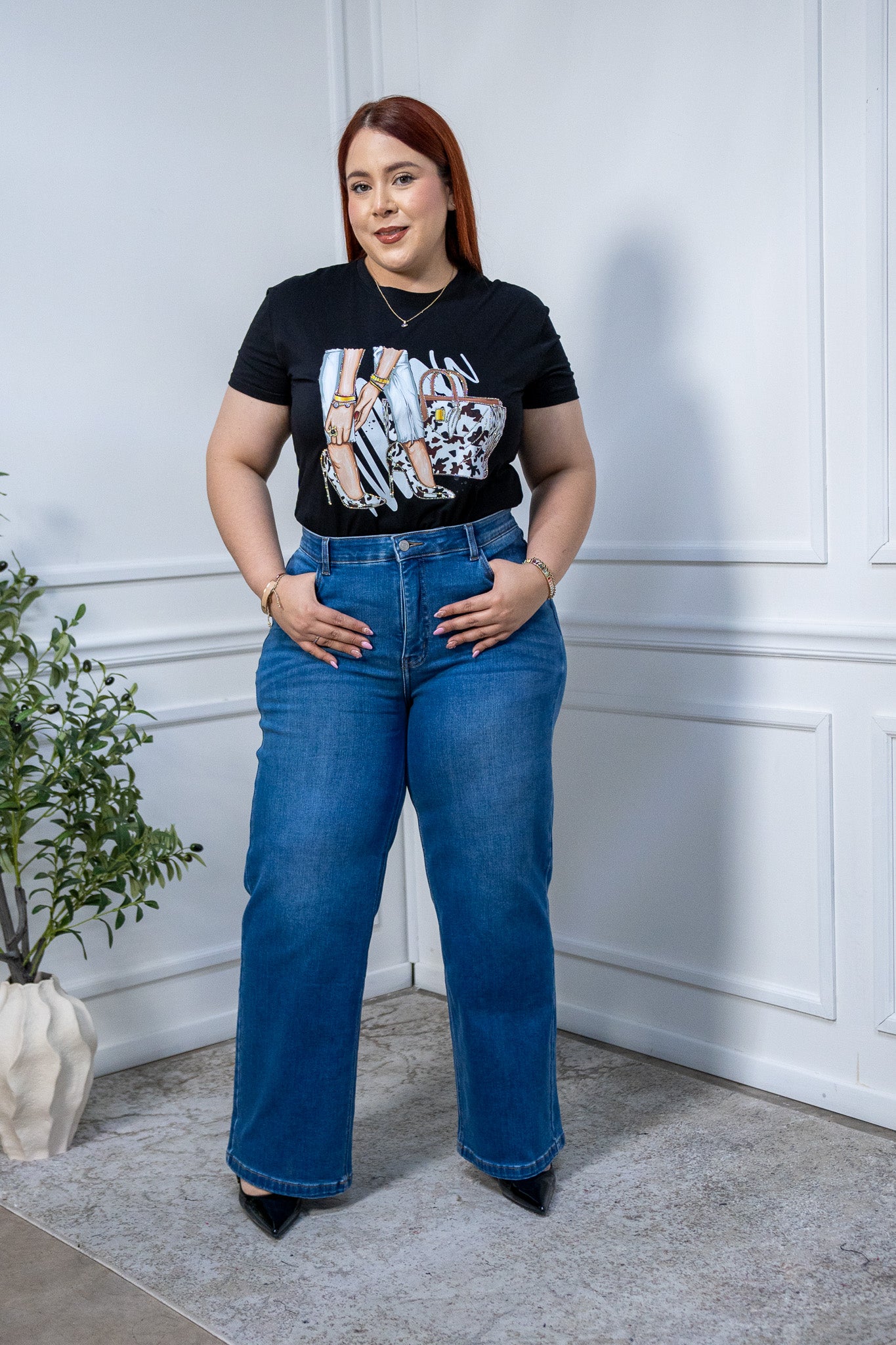 Playera accesorios print neg