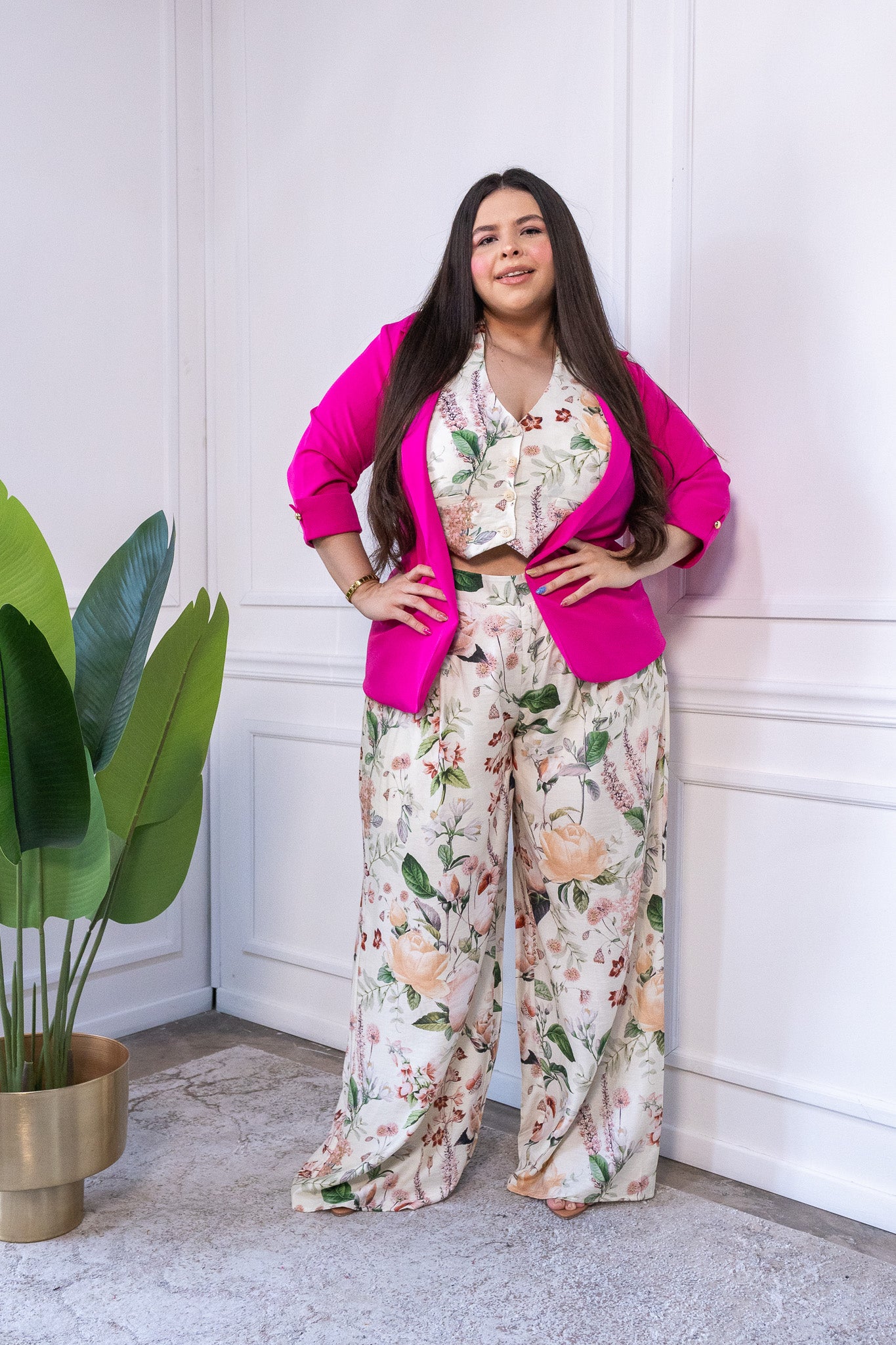 Conjunto 2 piezas, pantalón y blusa halter de lino, fémina, ligero y perfecto para eventos de día.