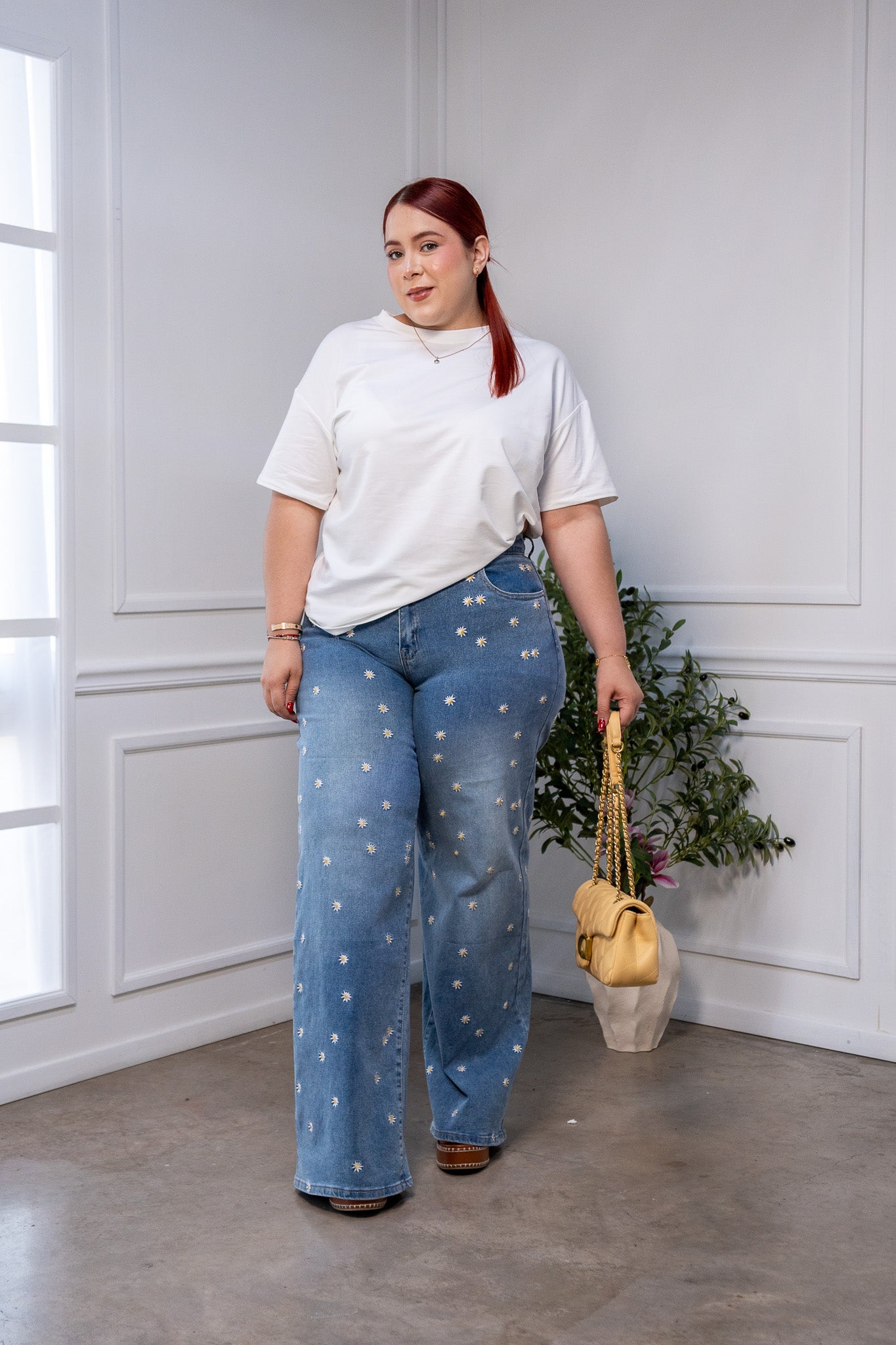 Playera Curvy Oversize Algodón Stretch Comodidad Urbana