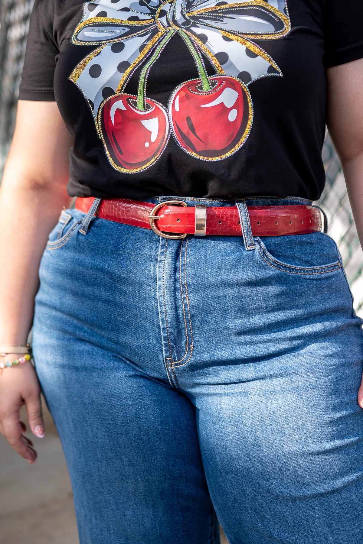 Jeans Recto Liso Curvy Oscuro