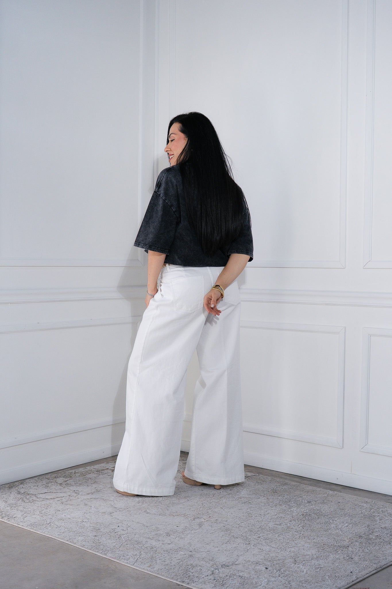 Playera corazones piedras neg