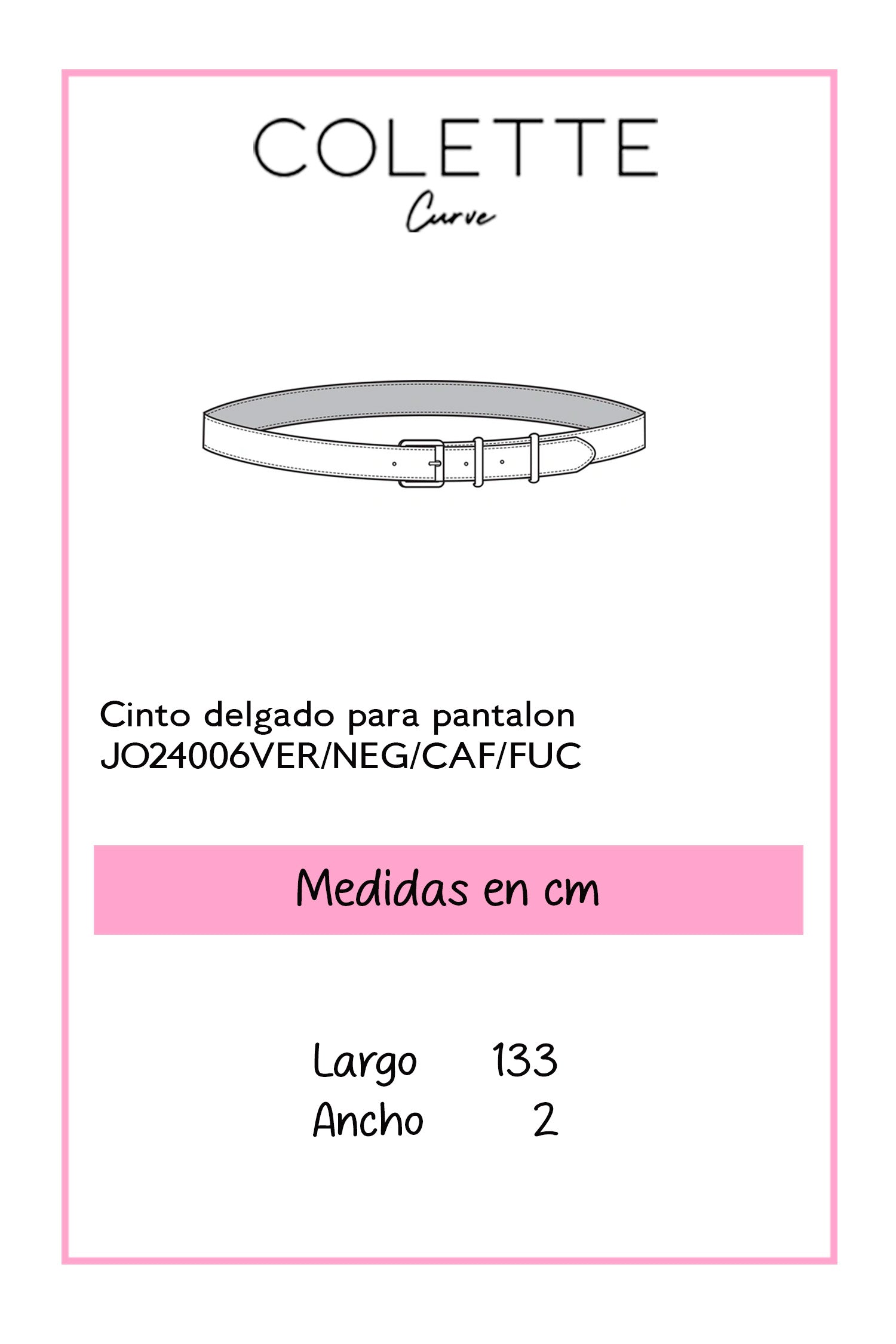 Cinturón Delgado Curvy| Hebilla Dorada Estilo Elegante
