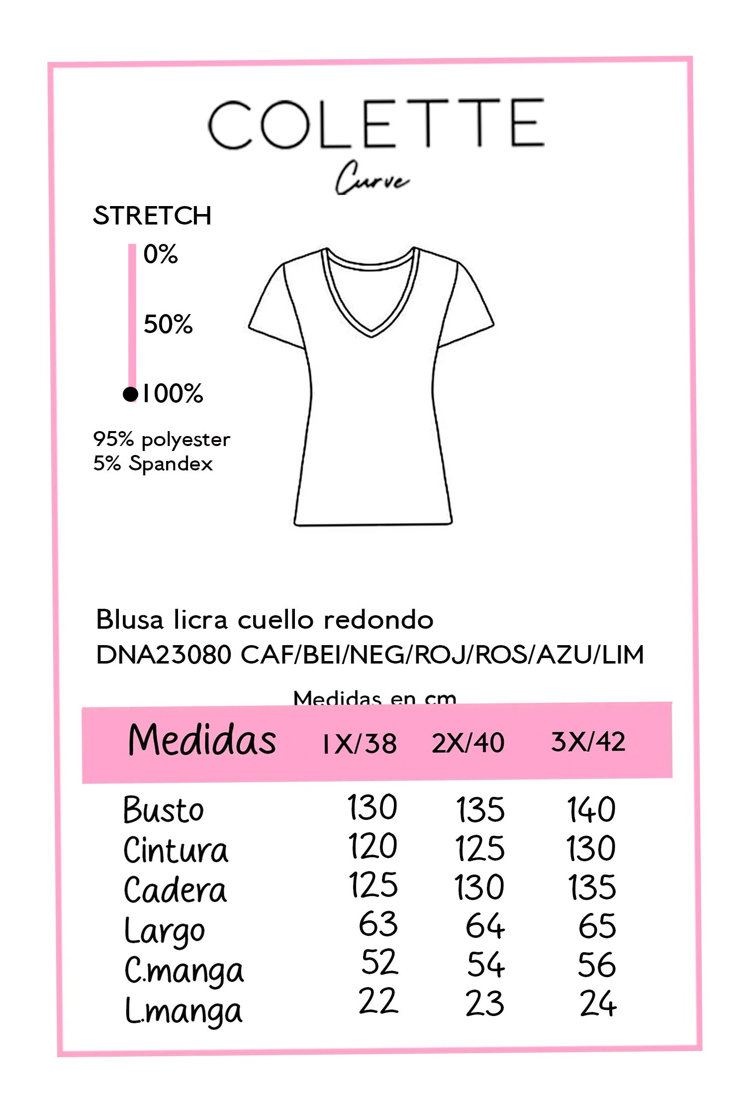 Blusa Curvy Licra Cuello Redondo Manga Corta Amarillo Limón