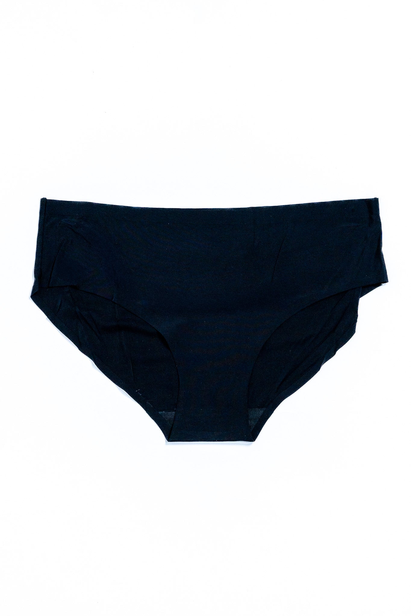 Panti Curvy Liso Negro Algodón Stretch Cómodo Tallas Extras