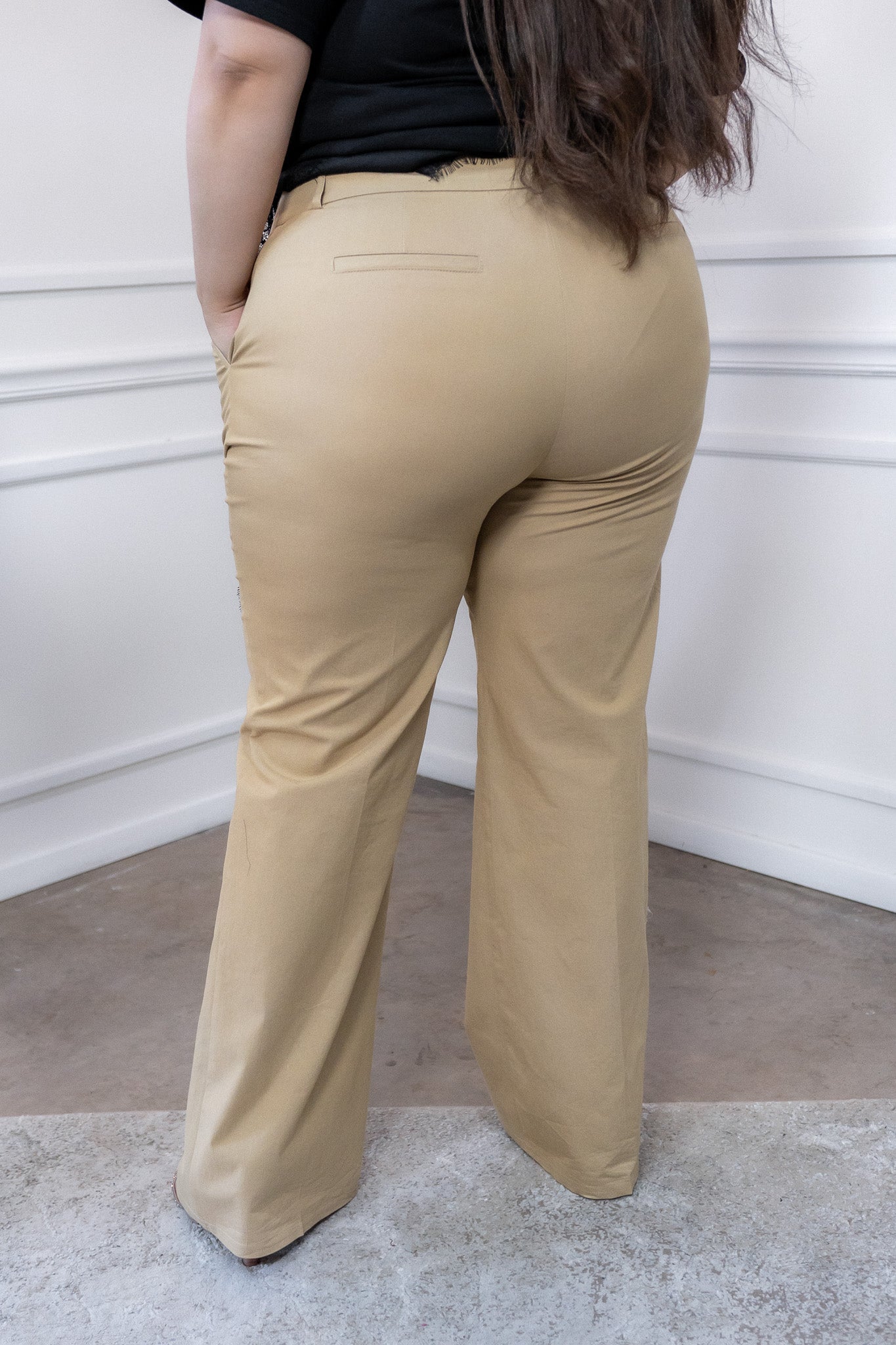 Pantalón Curvy Algodón Cómodo Versátil Looks Frescos Día
