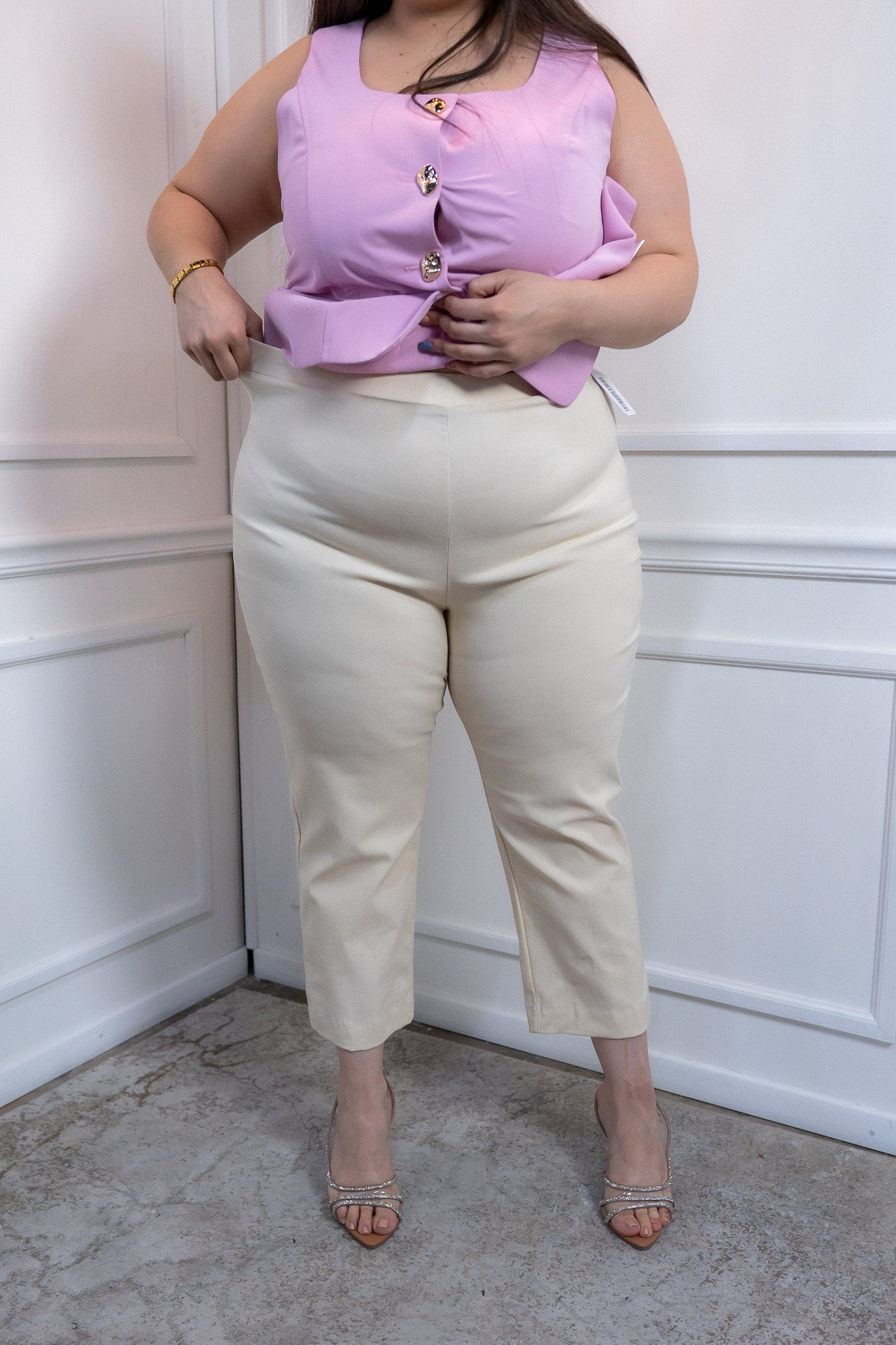 Capri plain ivory