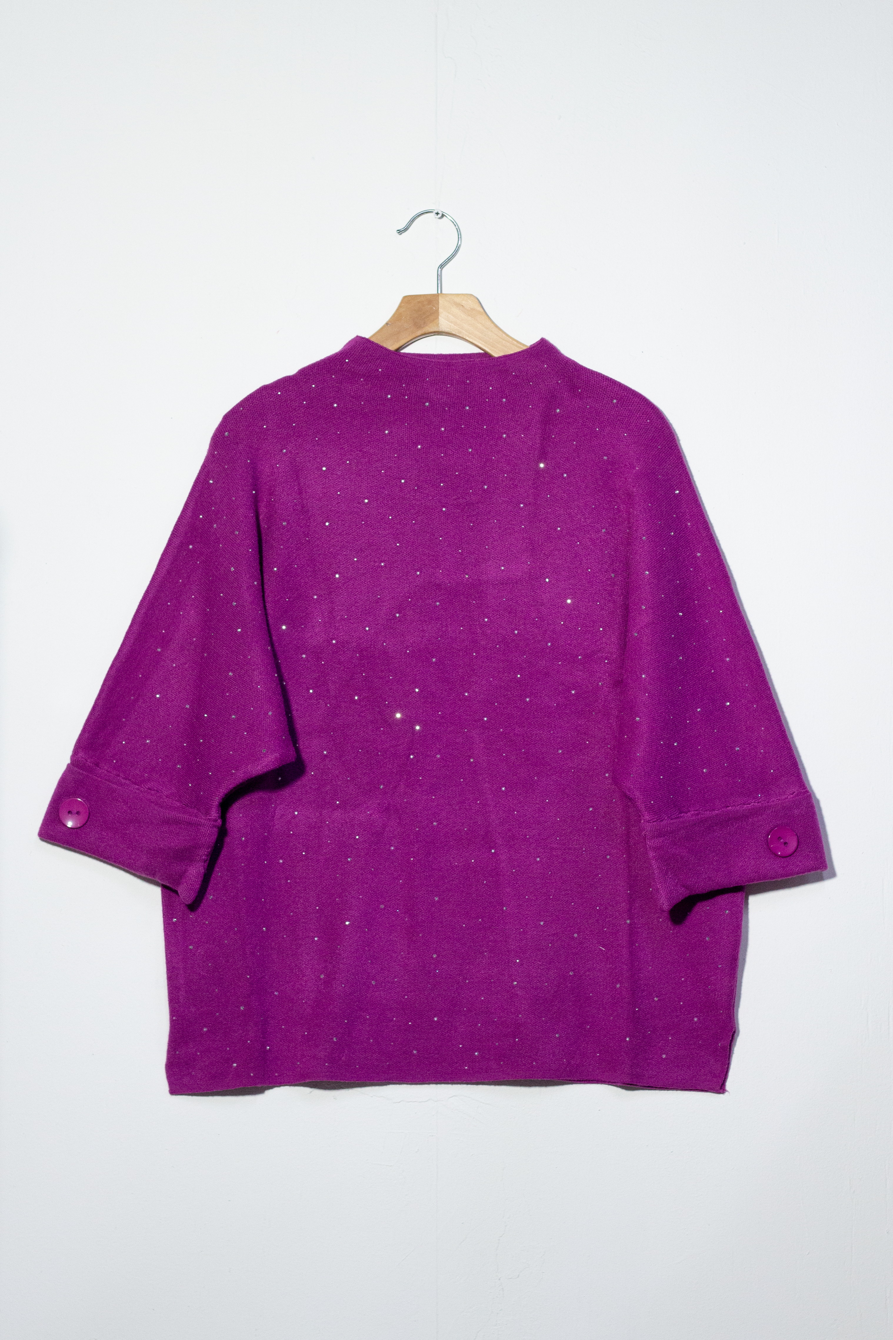 BLUSA DE PUNTO CON PIEDRAS NEG