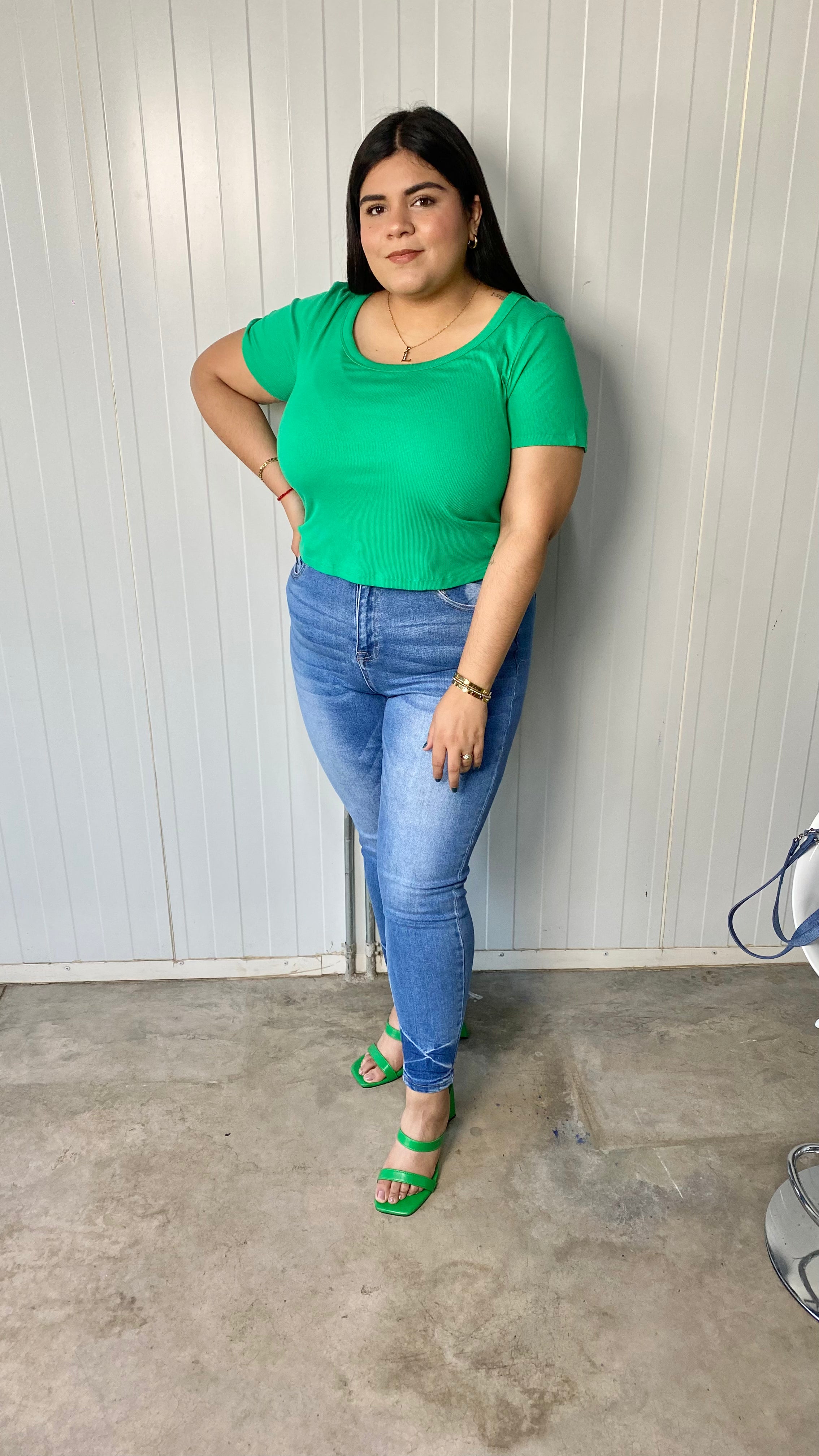 blusa basica canalada