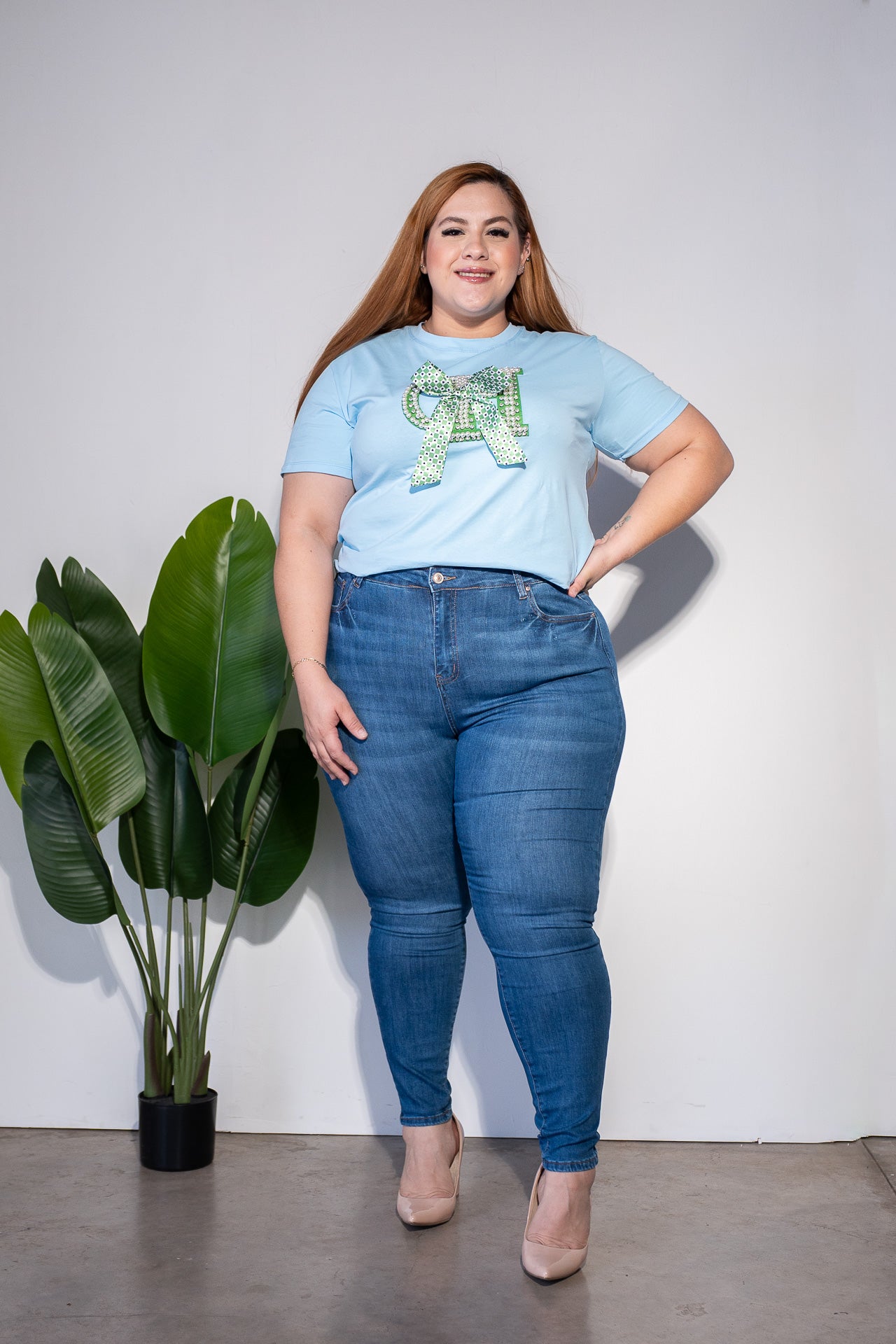 Jeans Skinny Plus Claro