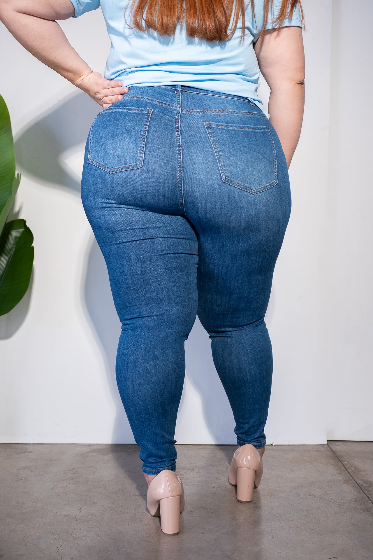 Jeans Skinny Plus Claro