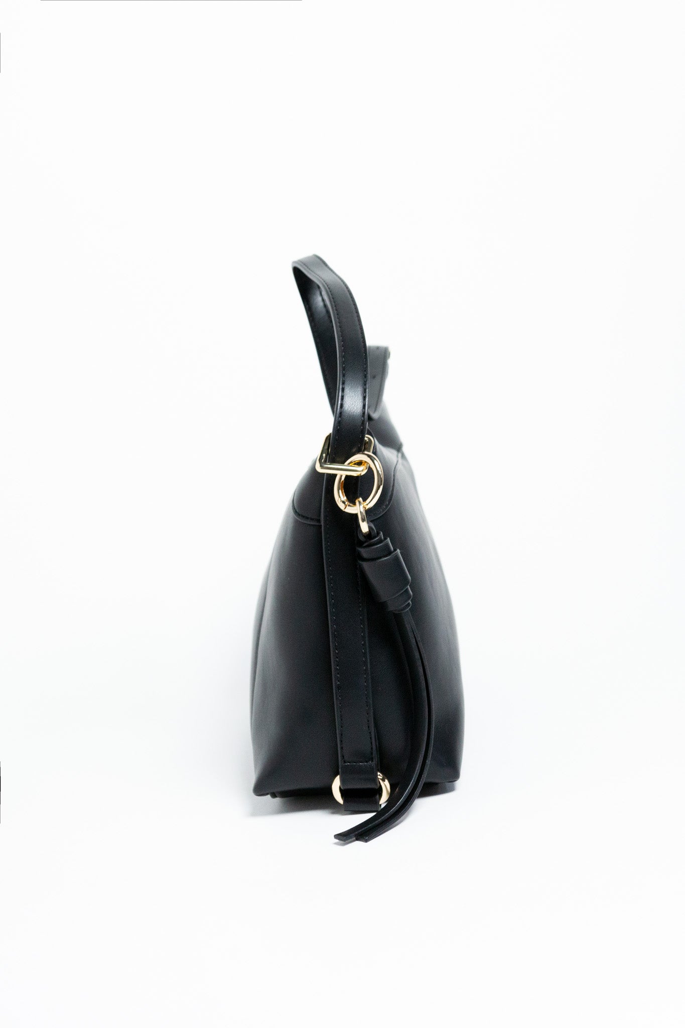 Bolsa Lisa Básica Hombro Negra
