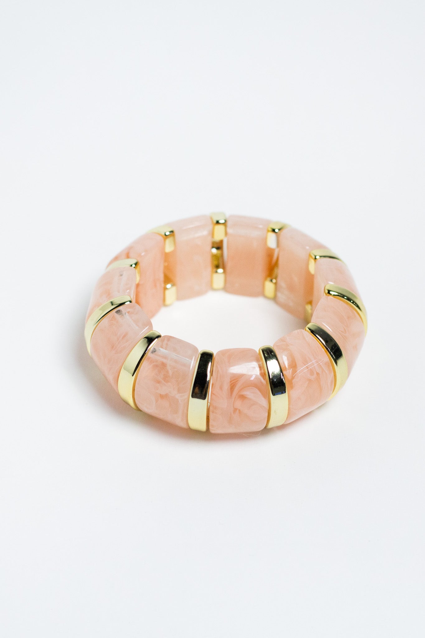 Pulsera Elastica Carey Rosa