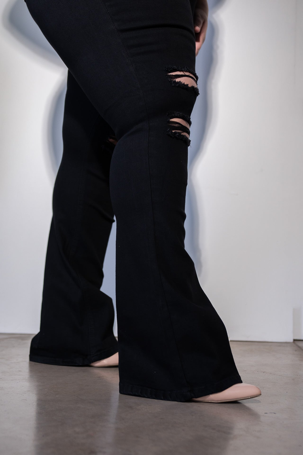 Jeans Flare Rasgado