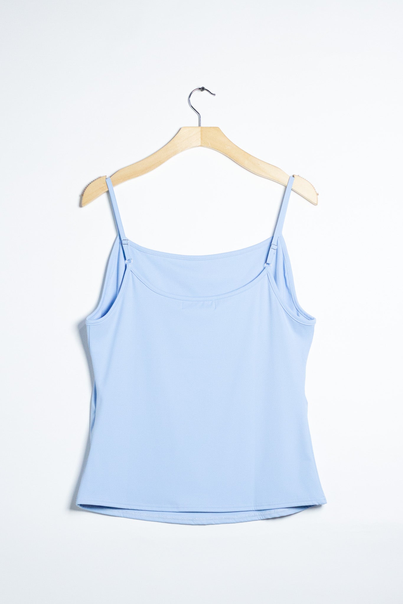Blusa Curvy Tirantes Básica Azul - detalle