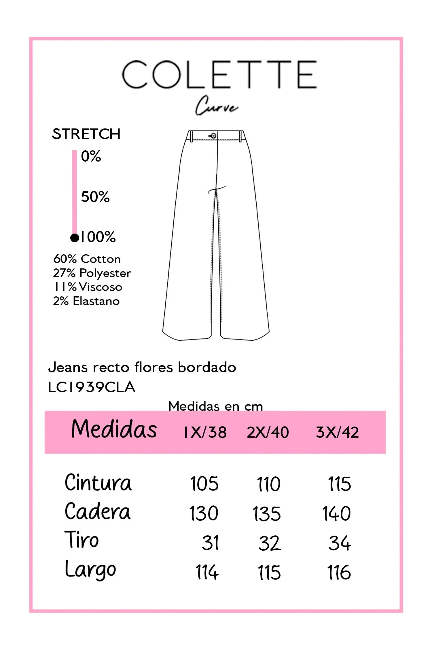 Chart de medidas LC1939CLA