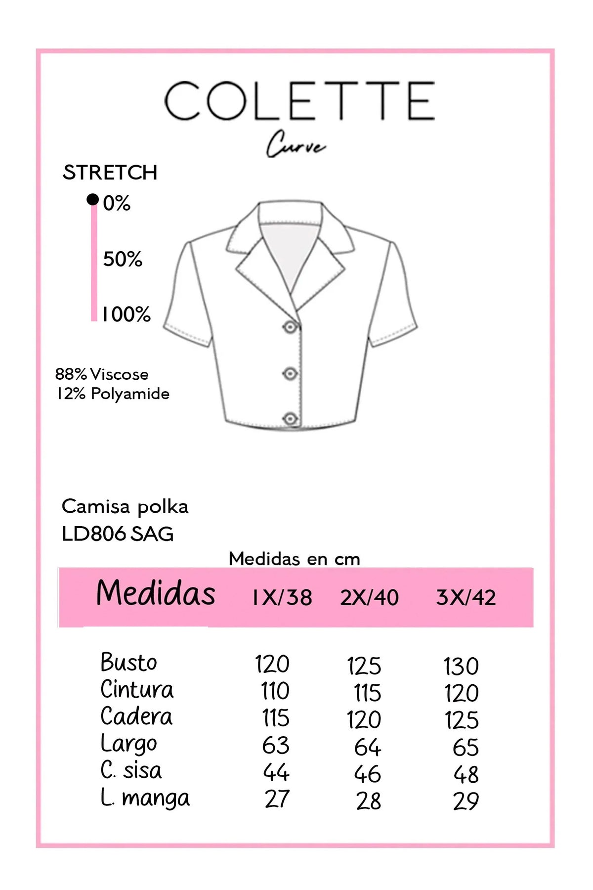 Camisa polka sage
