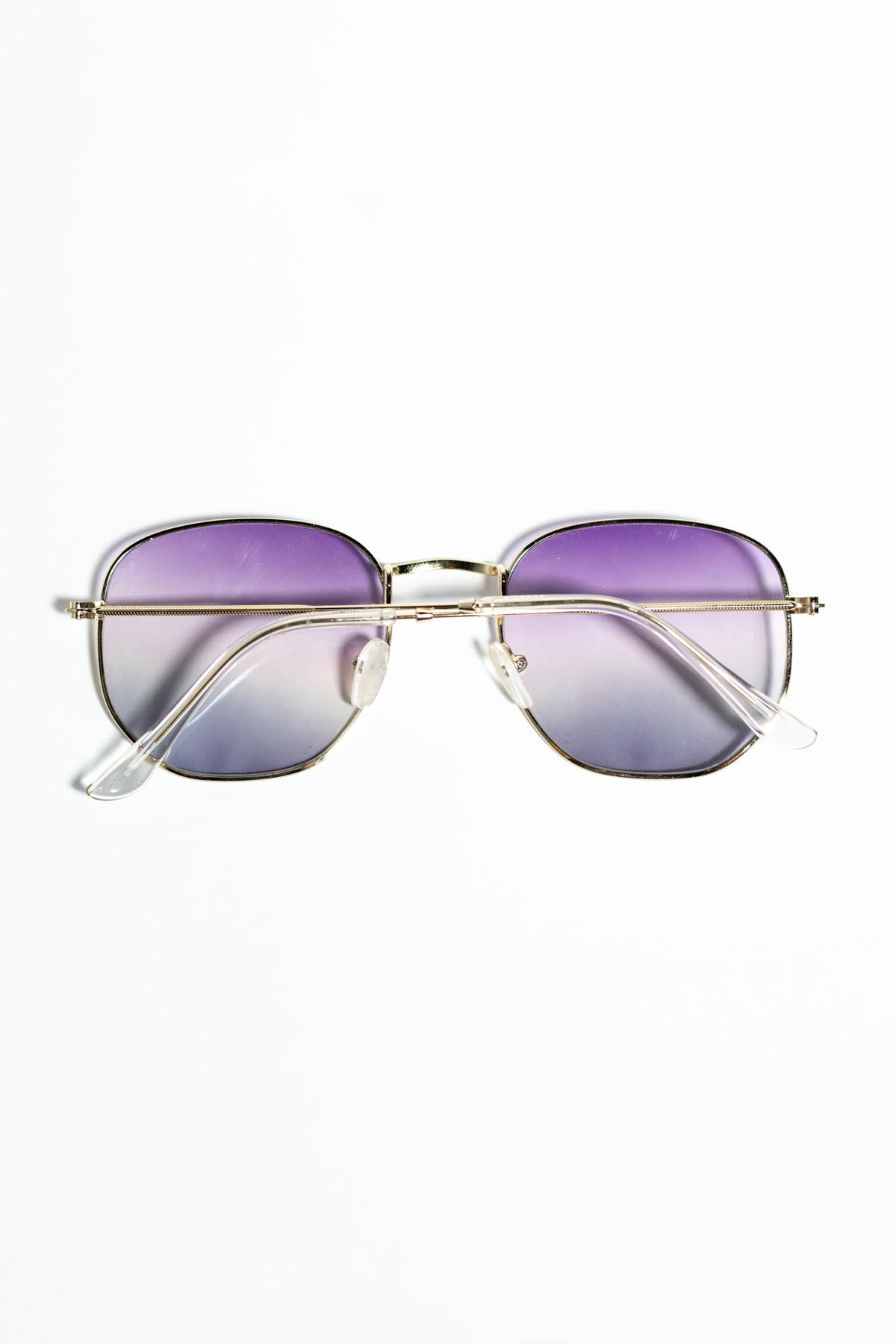 Lente de sol degradado morado