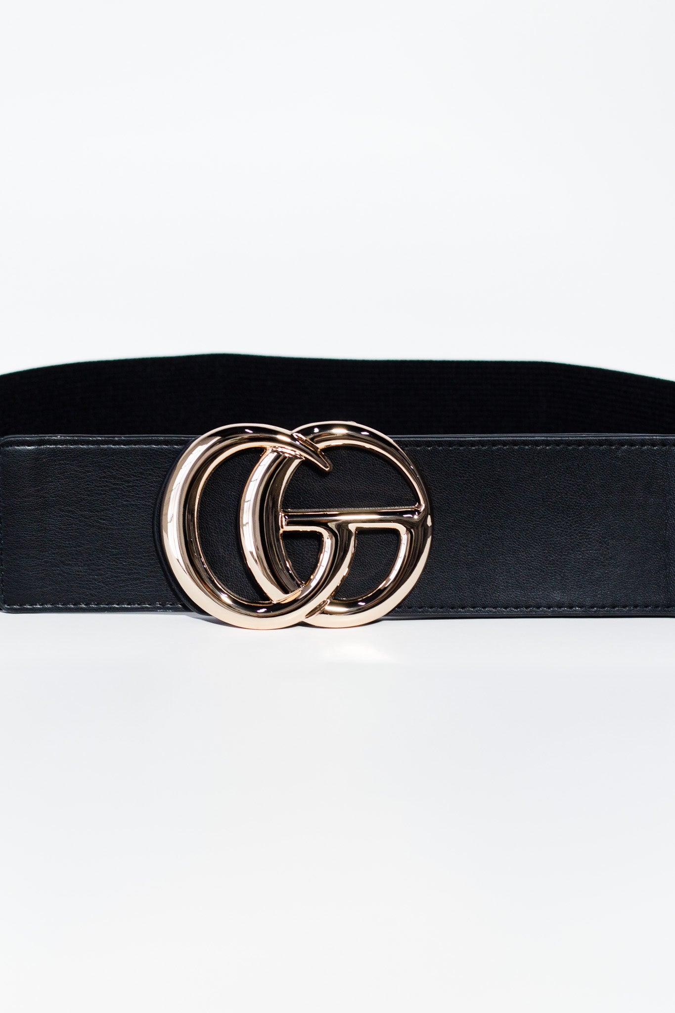 cinto GG elastico negro