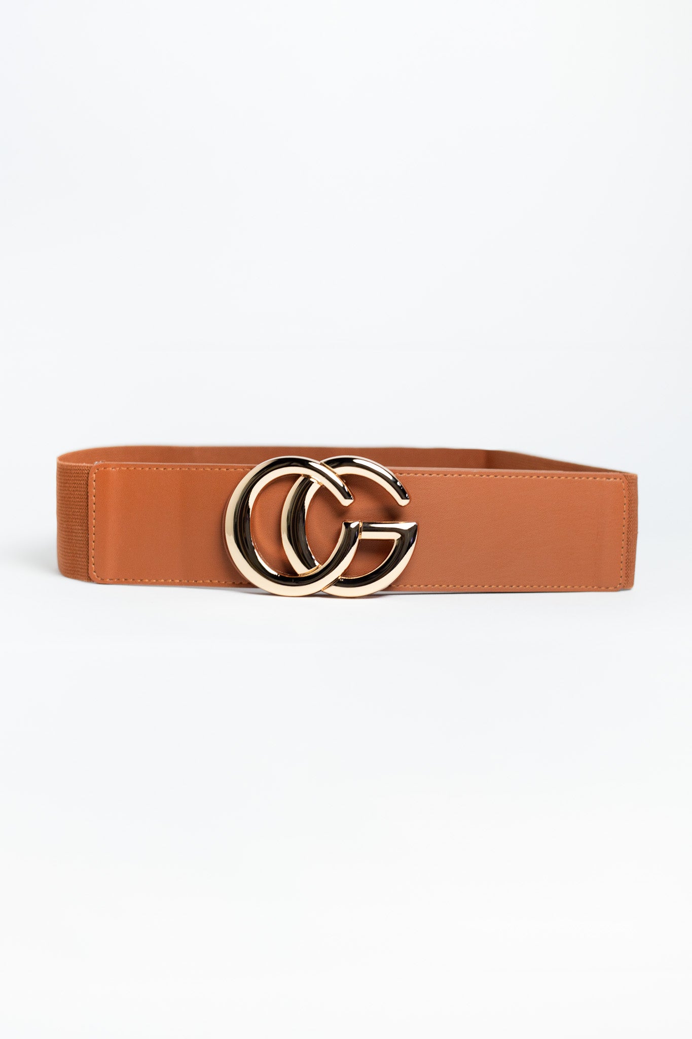 Cinto GG elastico cafe