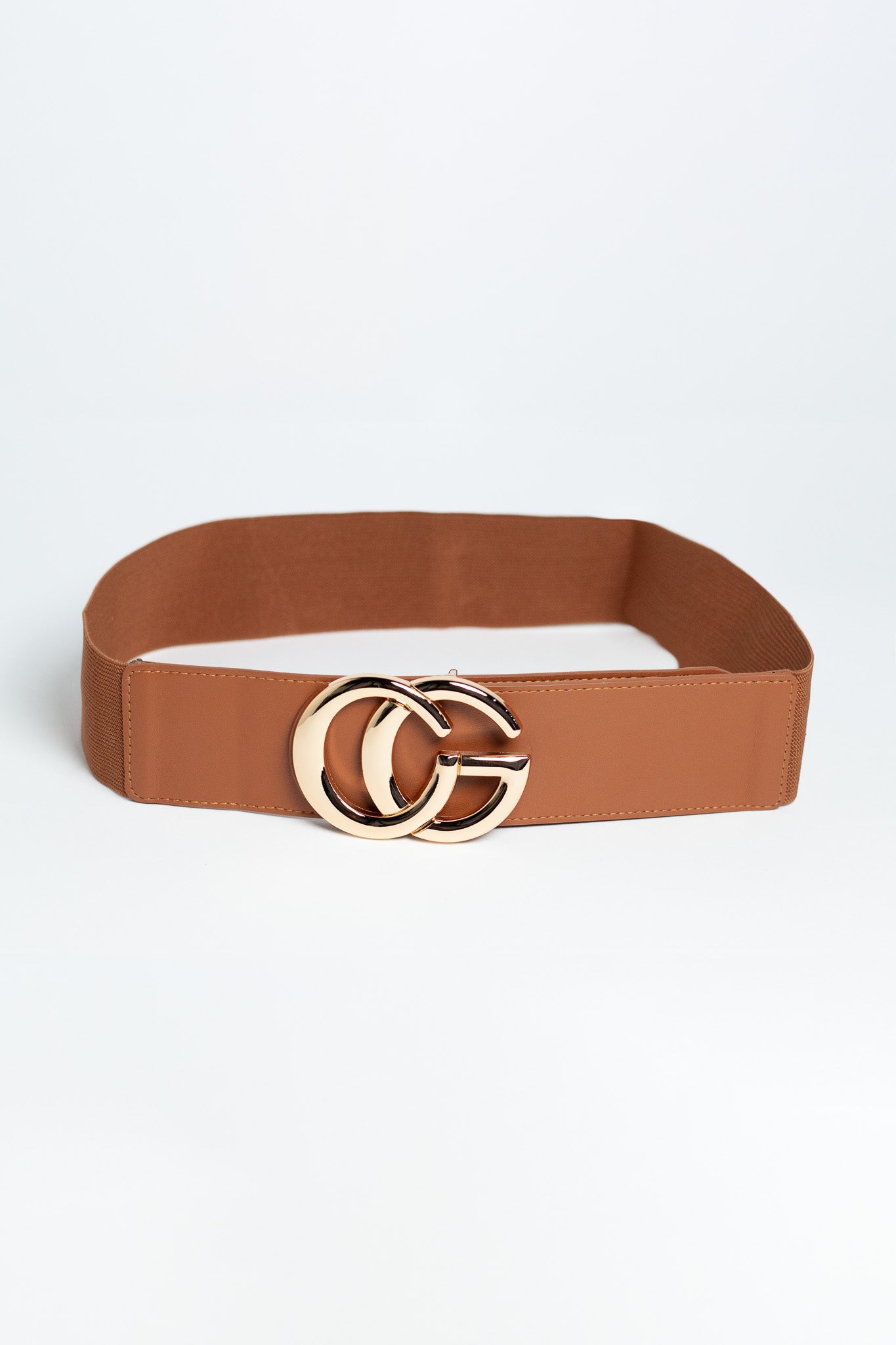 Cinto GG elastico cafe