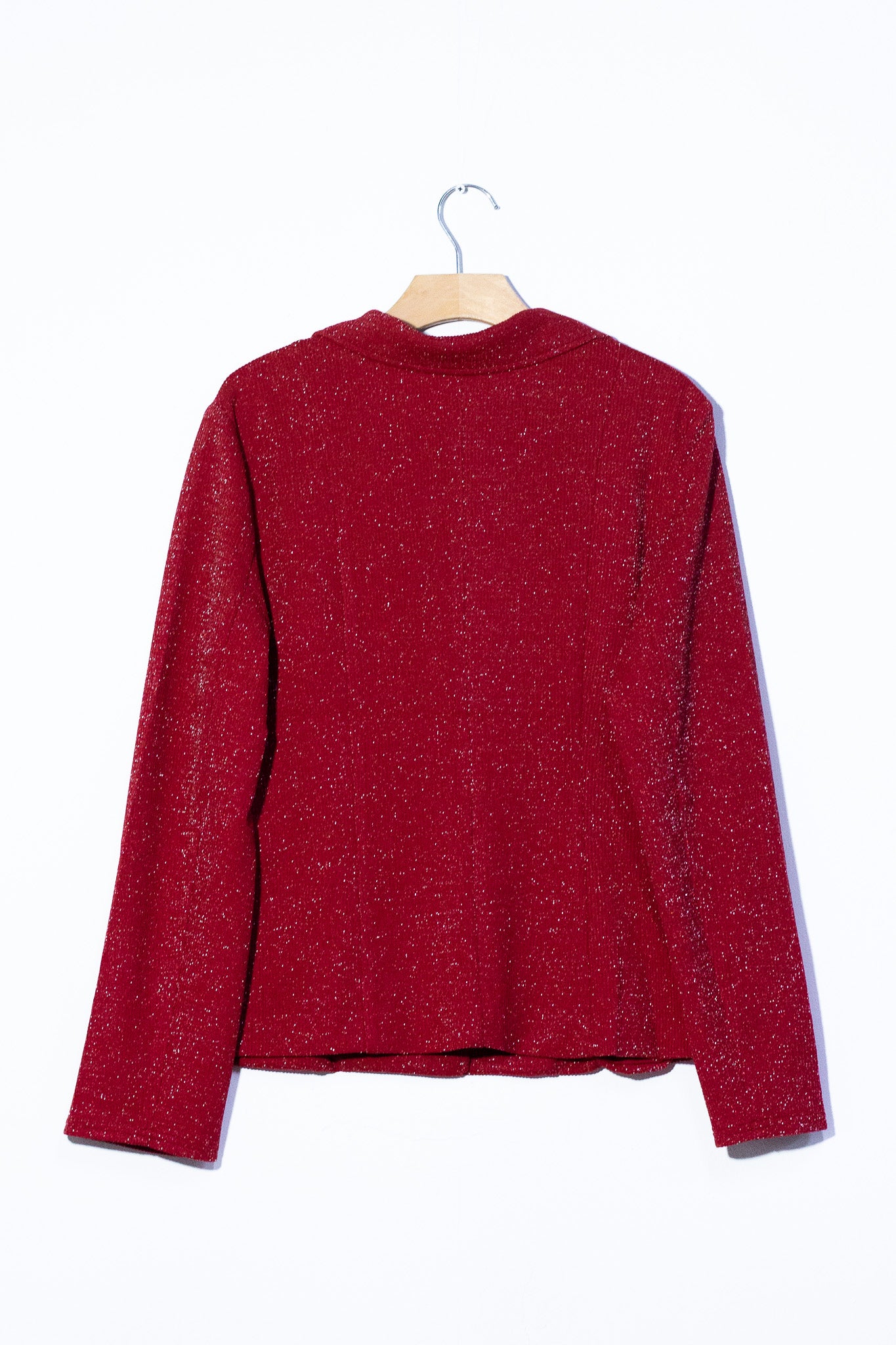 Set pantalon acanalado brillos rojo