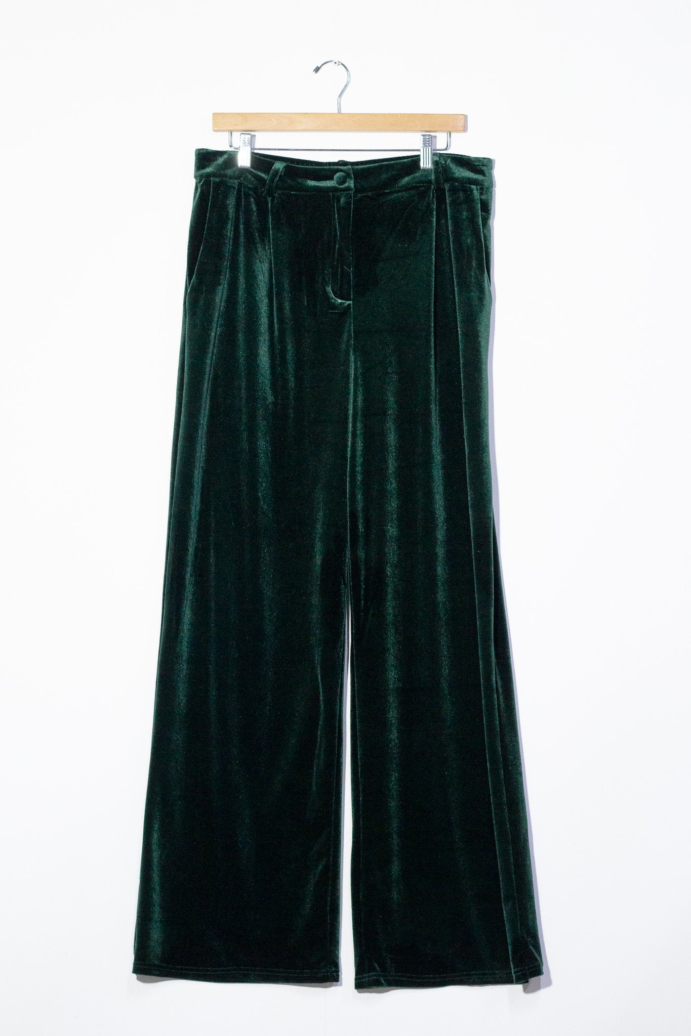 Set pantalon gamuza verde