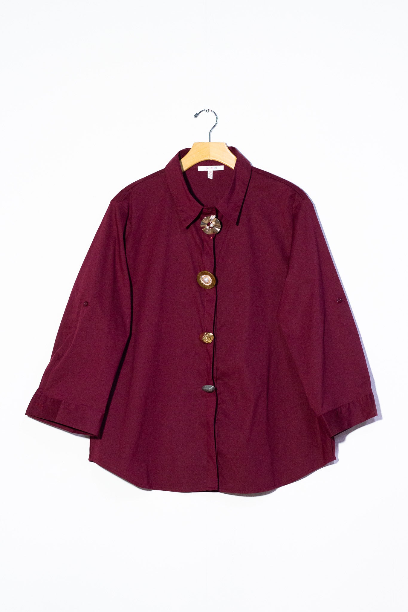 Camisa detalles botones tin